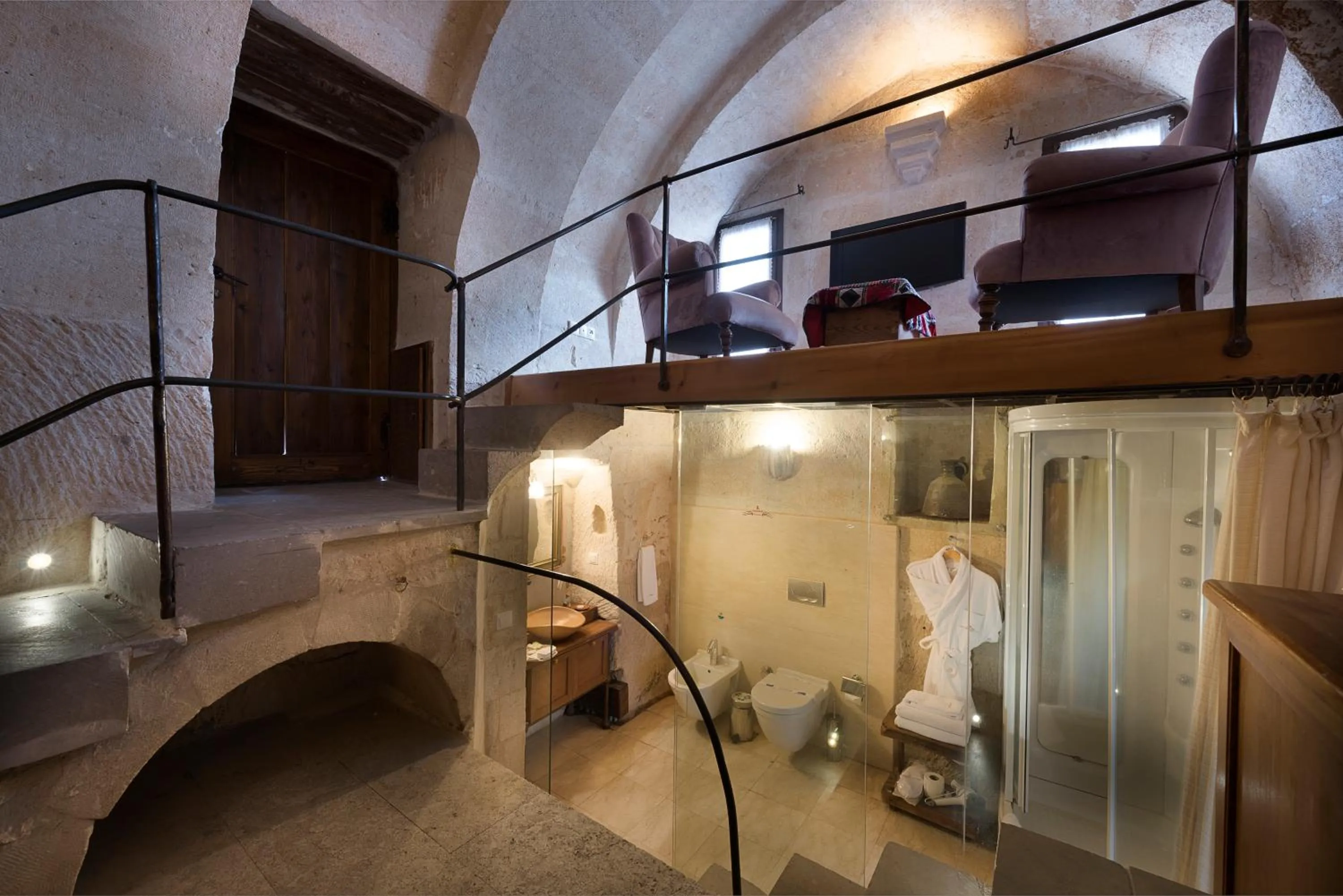 Seating area in Anatolian Houses Cave Hotel & SPA