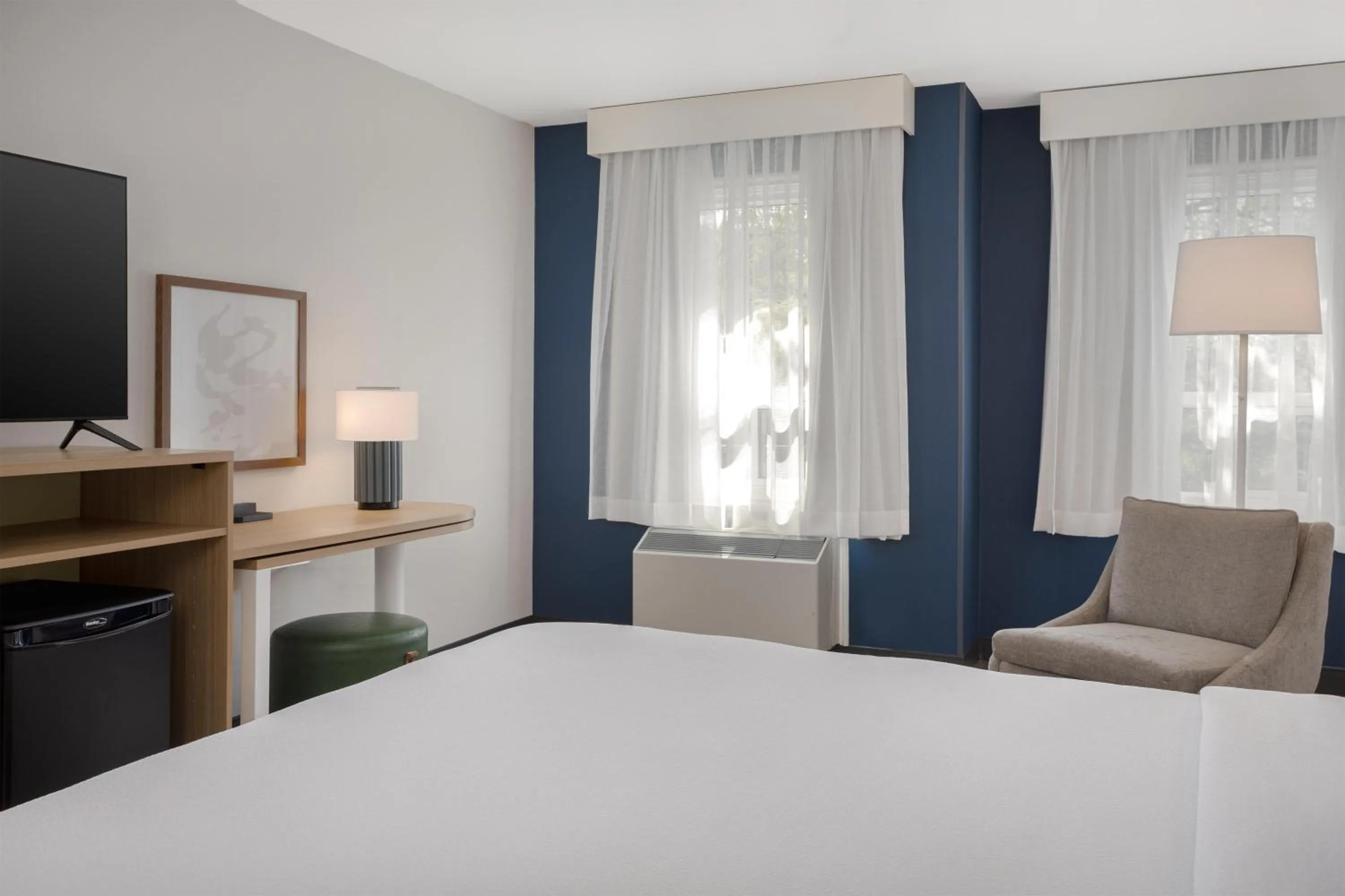 Bed in Spark by Hilton Toronto Mississauga