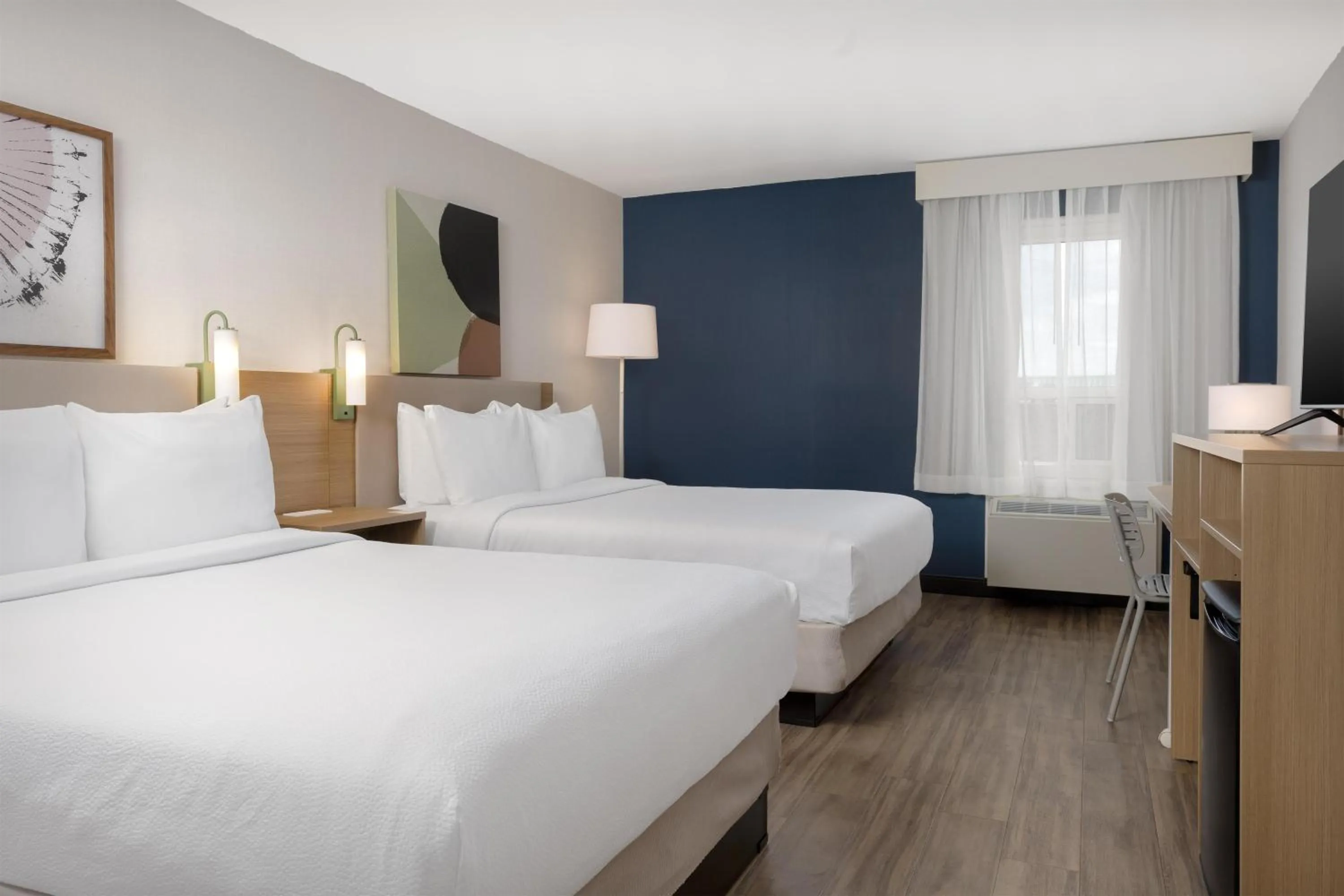 Bed in Spark by Hilton Toronto Mississauga