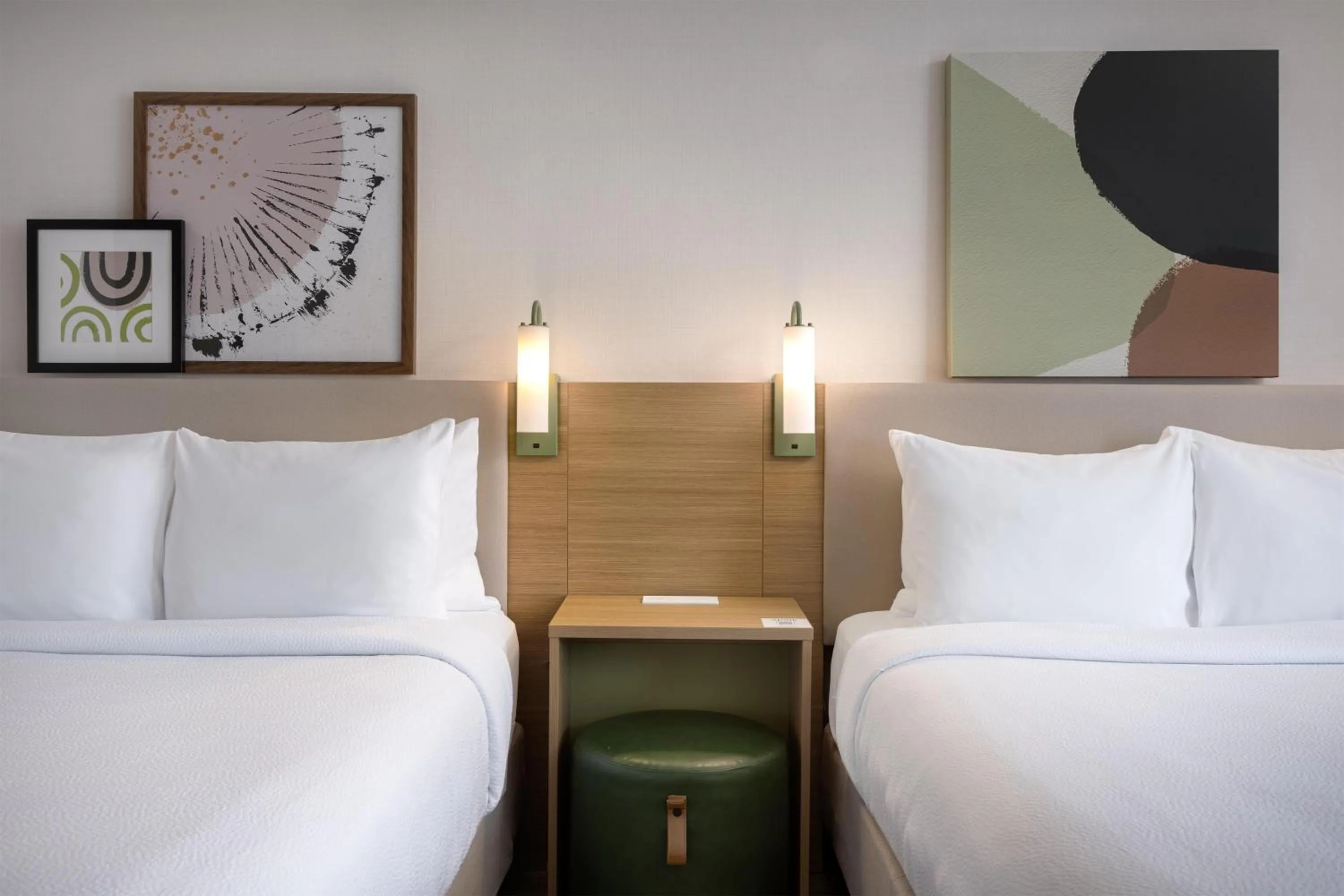 Bed in Spark by Hilton Toronto Mississauga