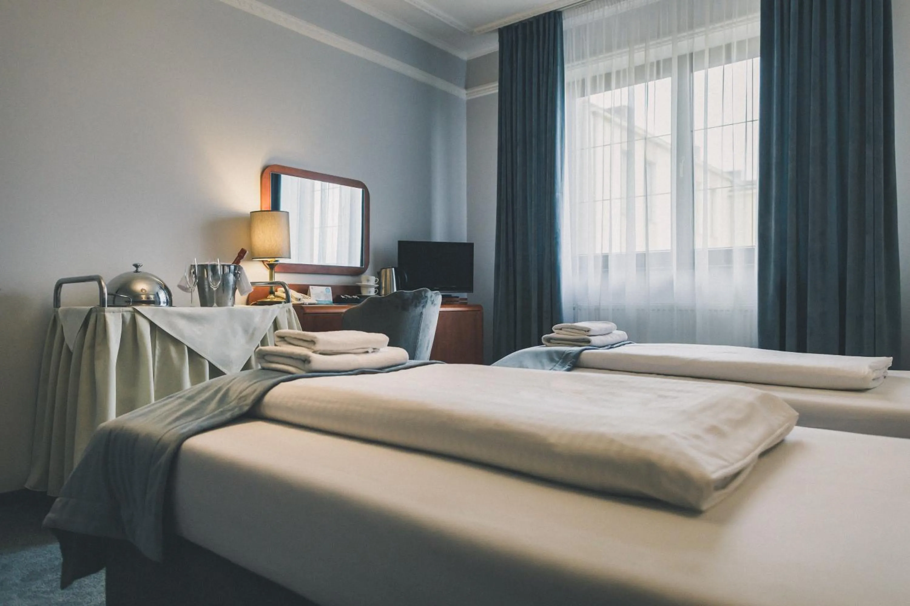 Bed in Hotel Czardasz Spa & Wellness