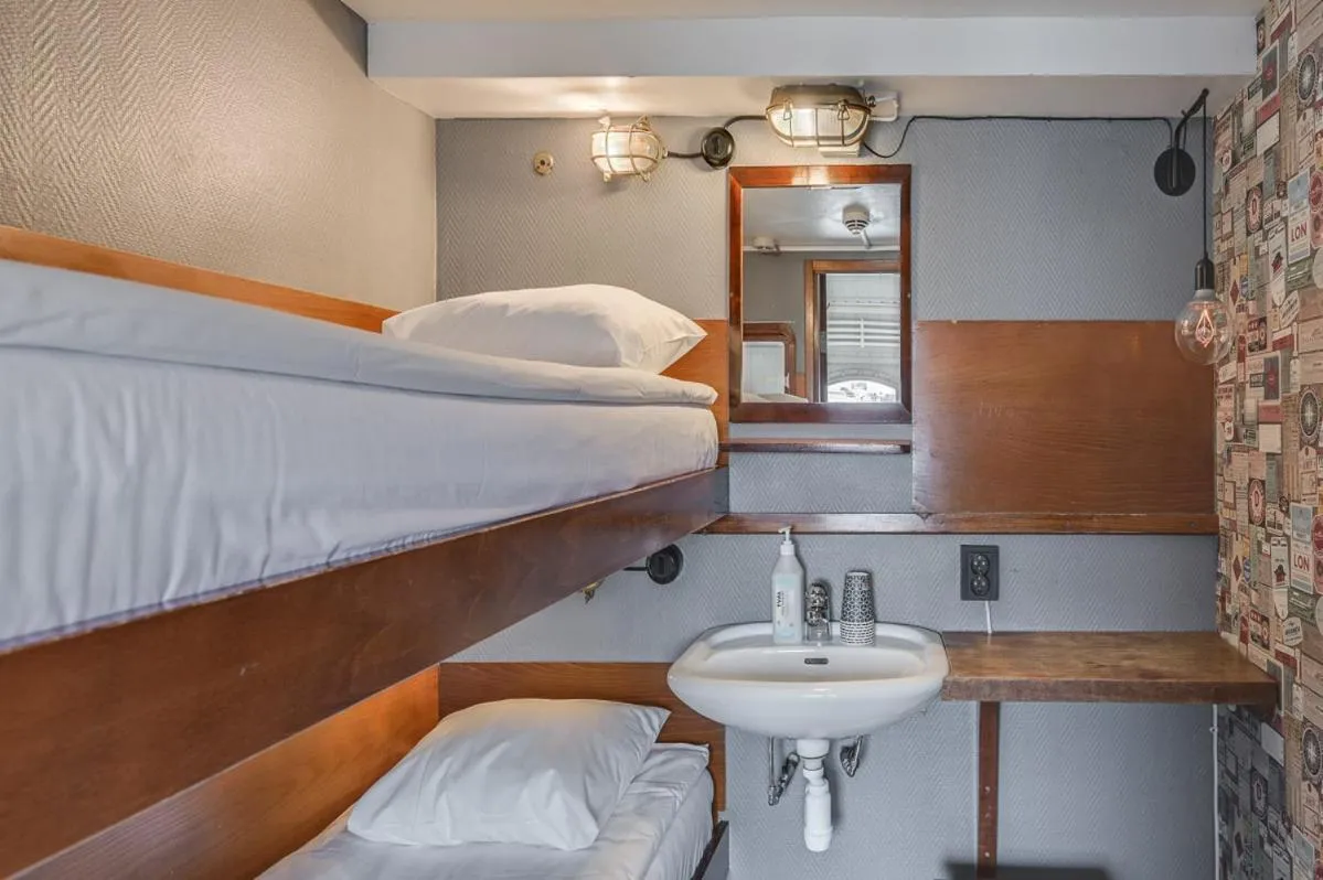 View (from property/room), Bed in Rygerfjord Hotel & Hostel