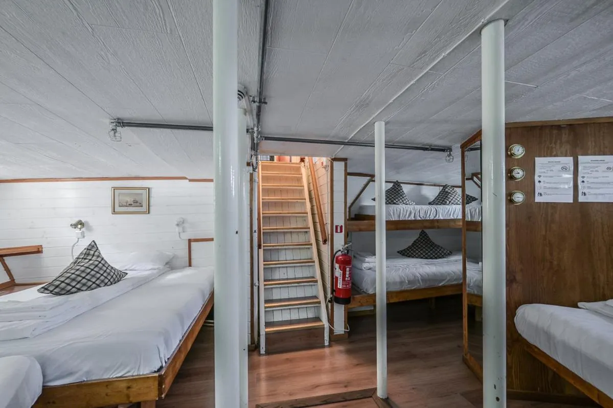 View (from property/room), Bed in Rygerfjord Hotel & Hostel