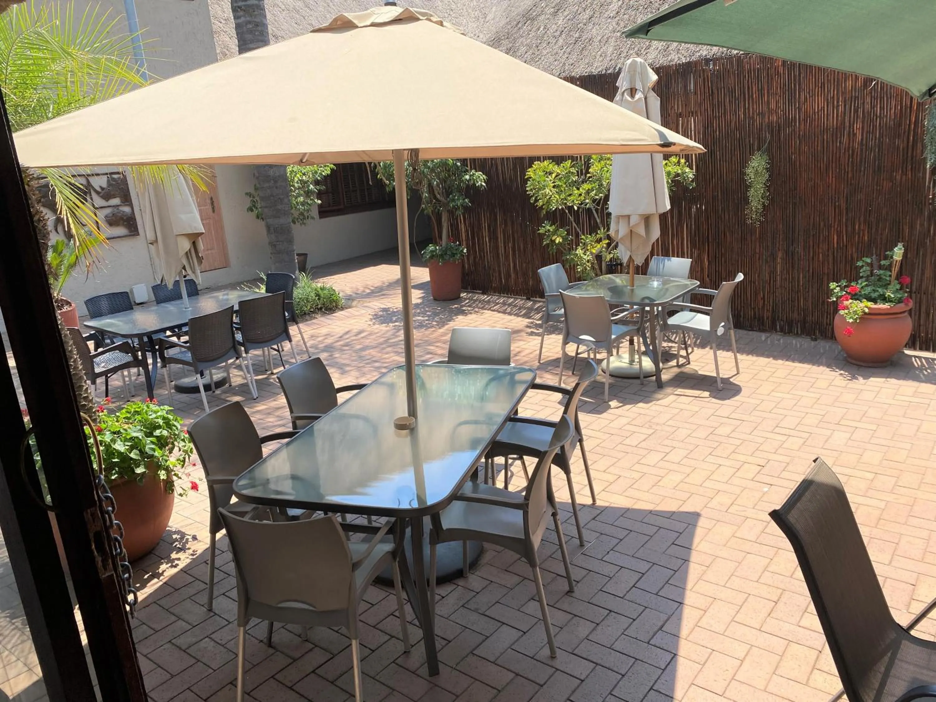 Balcony/Terrace in Safari Club Guest Lodge OR Tambo International Airport