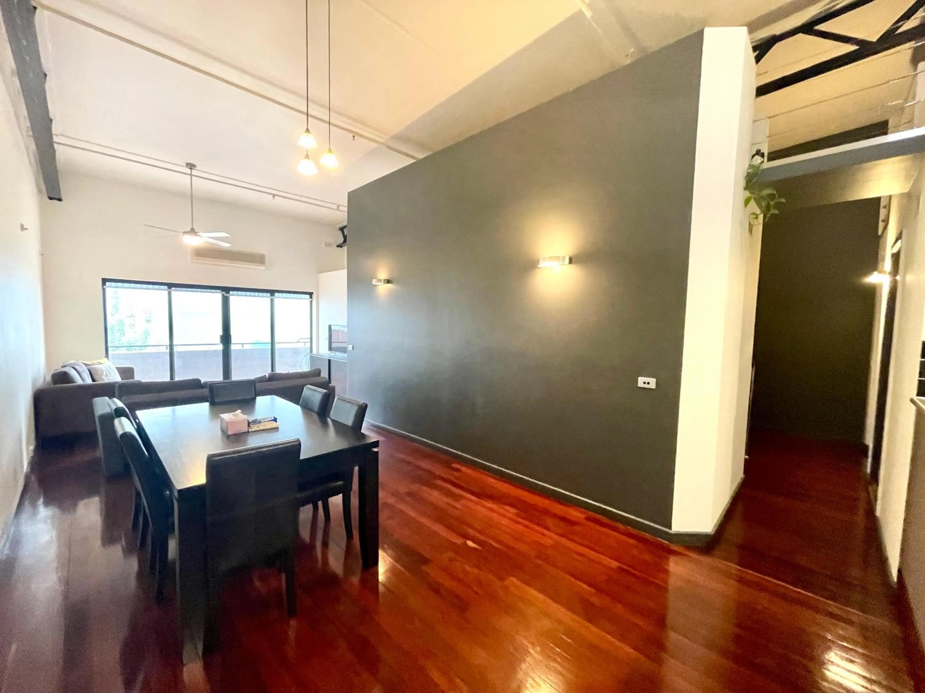 Seating area in ReadySet Apartments on King