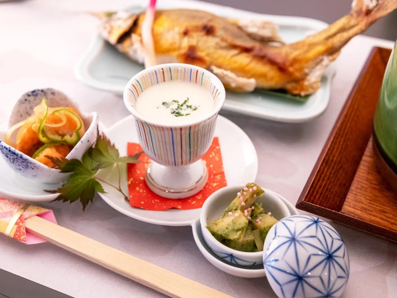 Dinner in Yunotani Senkei