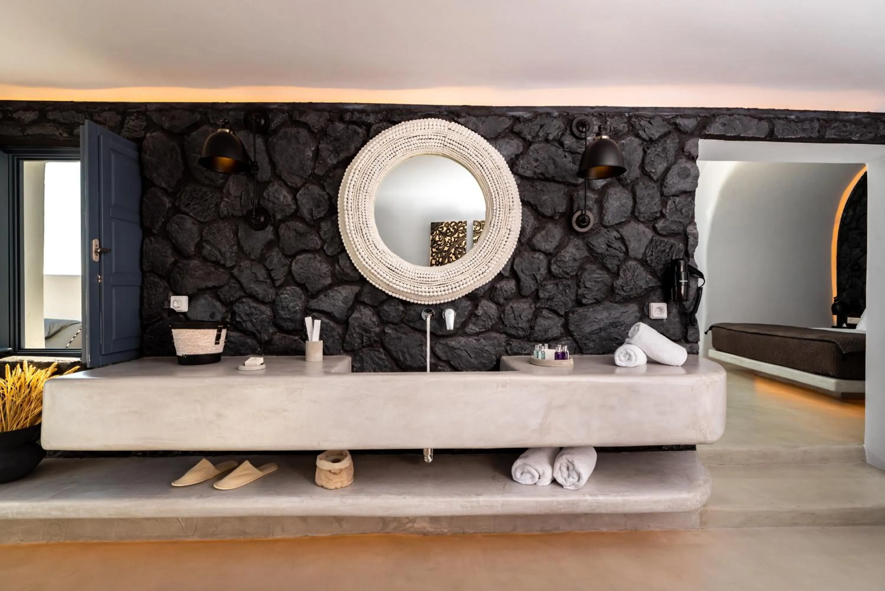 Bathroom in Nostos Apartments