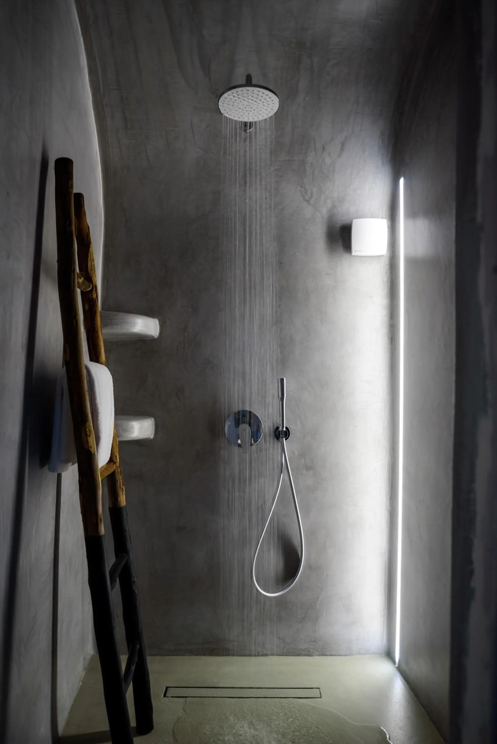 Shower in Nostos Apartments