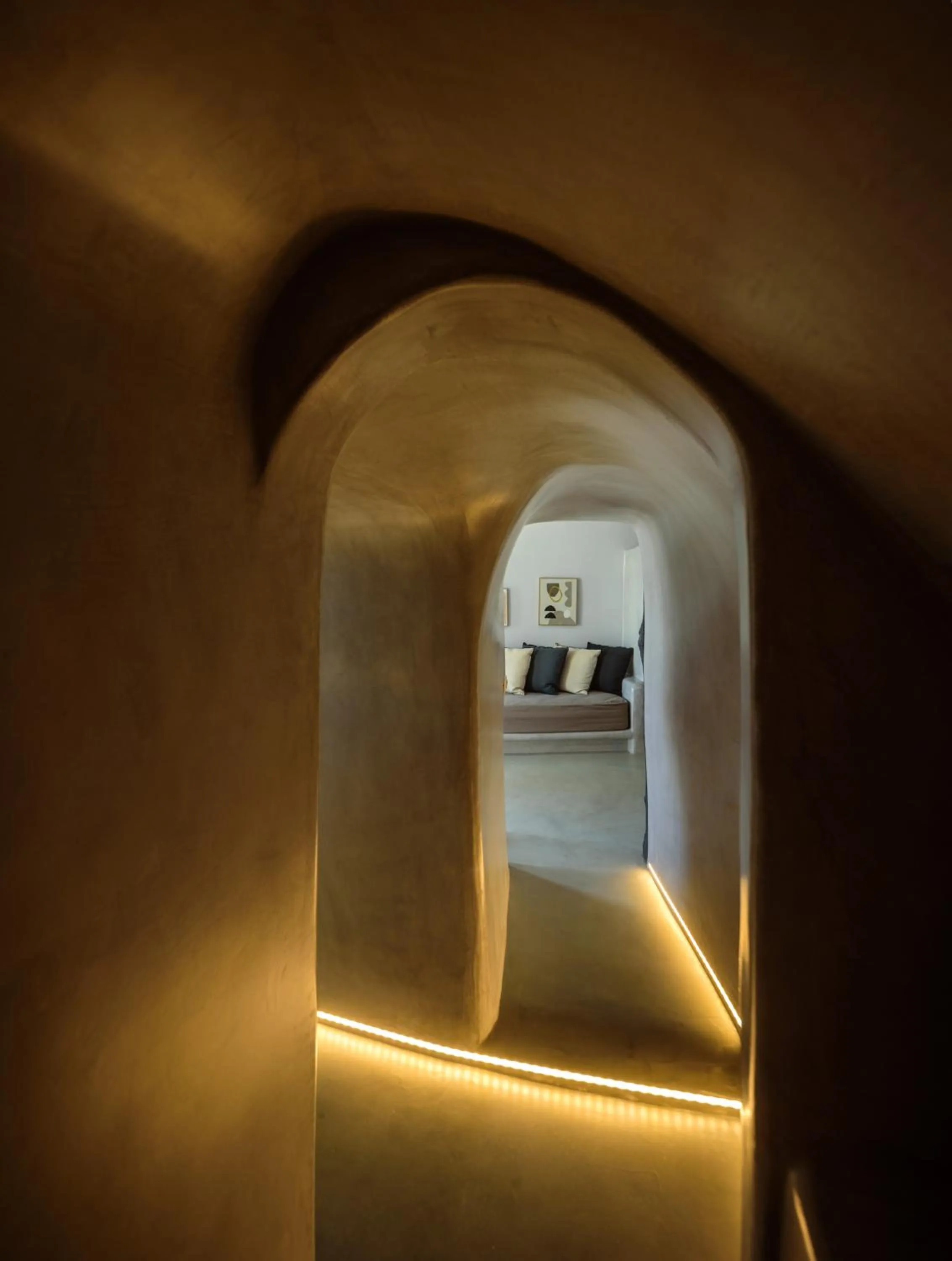 Living room in Nostos Apartments