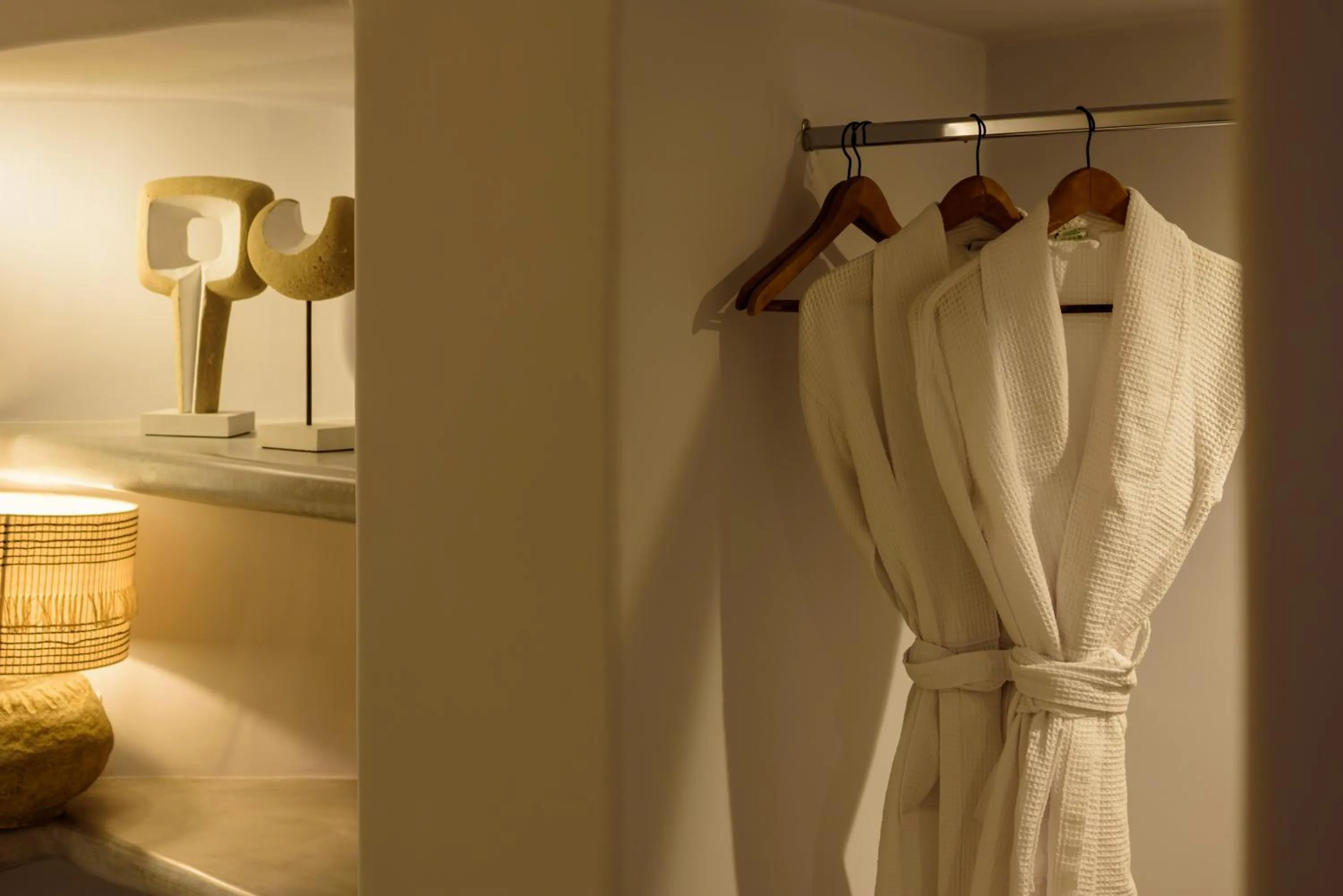 Bedroom in Nostos Apartments