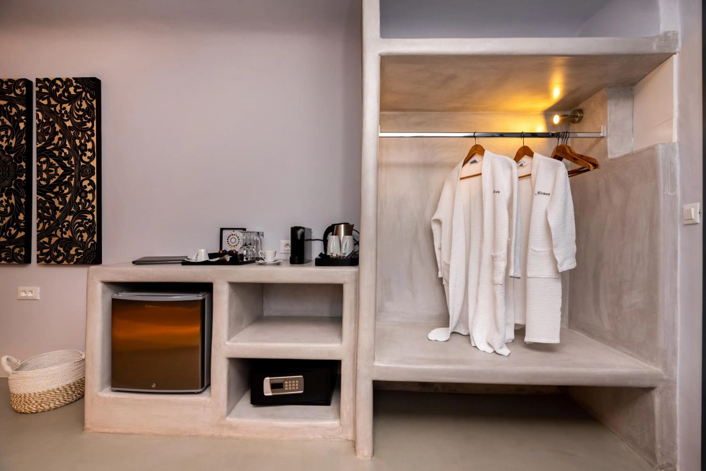 Coffee/tea facilities in Nostos Apartments