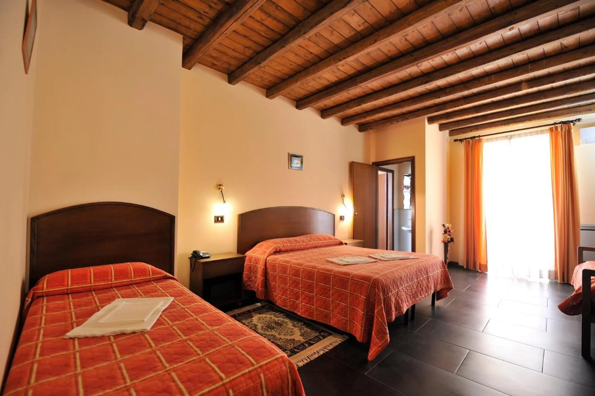 Bed in Hotel Piccolo