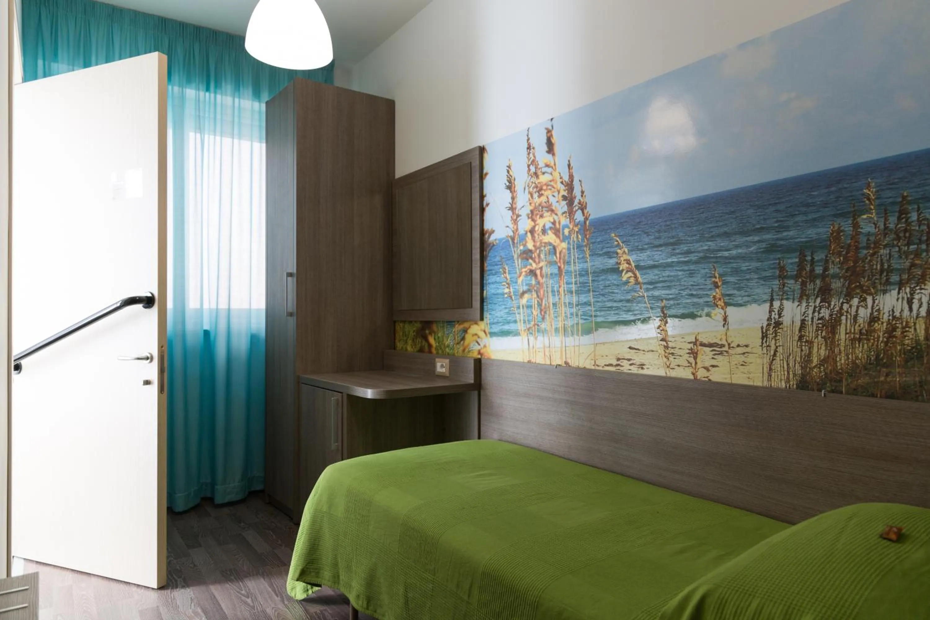 Bed in Hotel Miramare