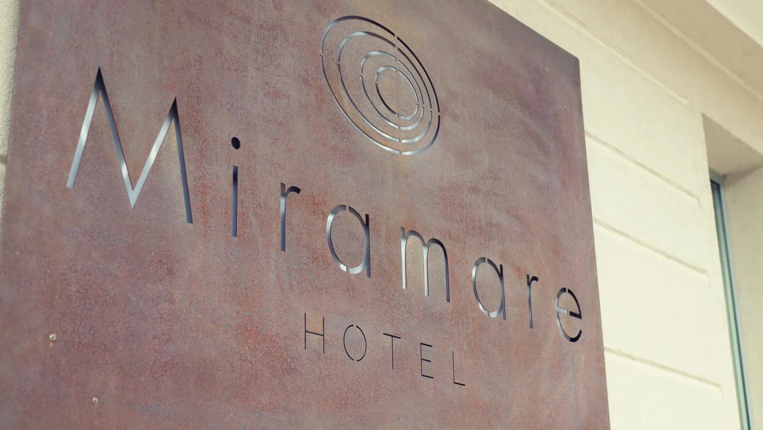 Logo/Certificate/Sign in Hotel Miramare