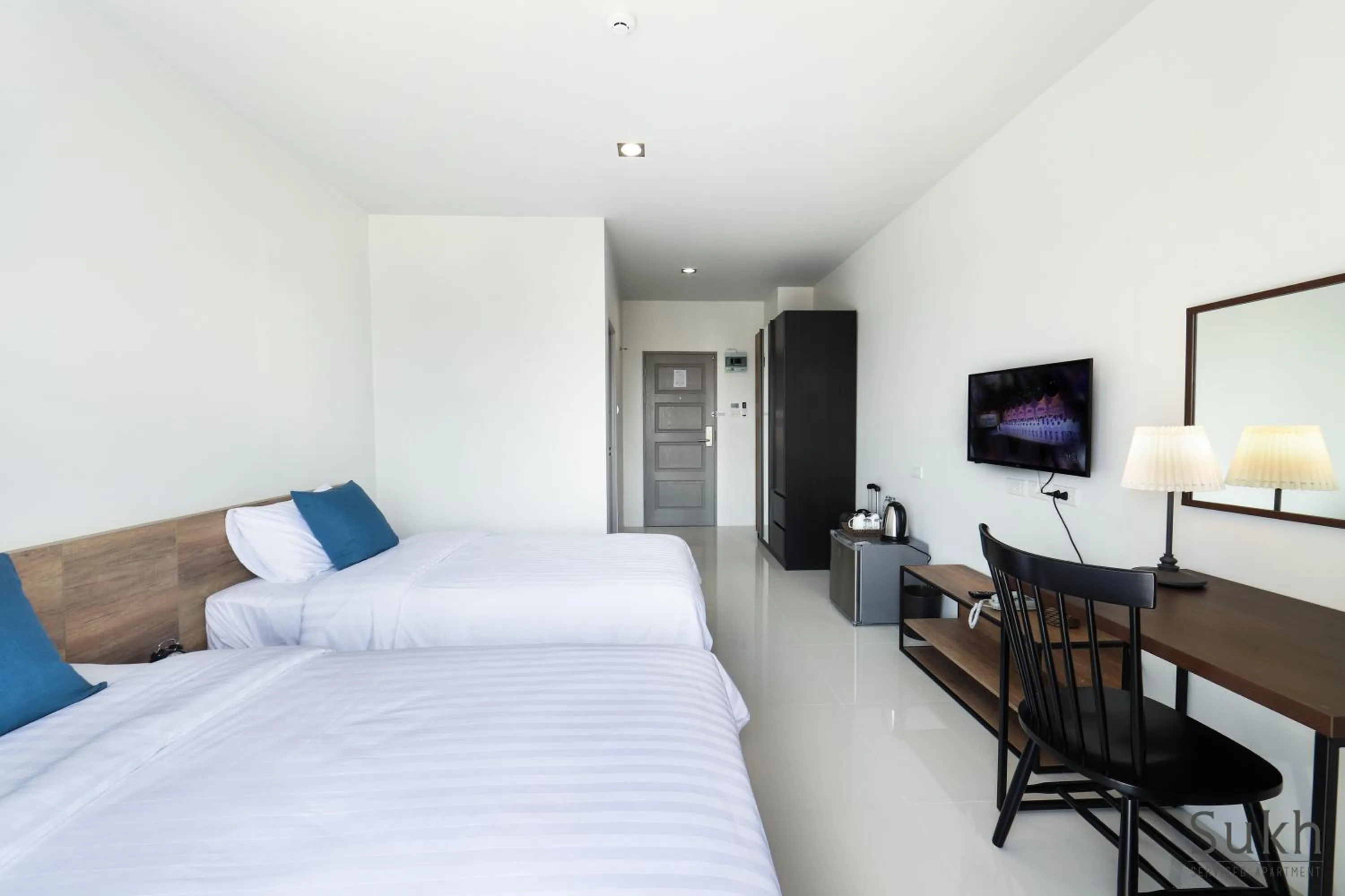 Bed in Sukh Serviced Apartment