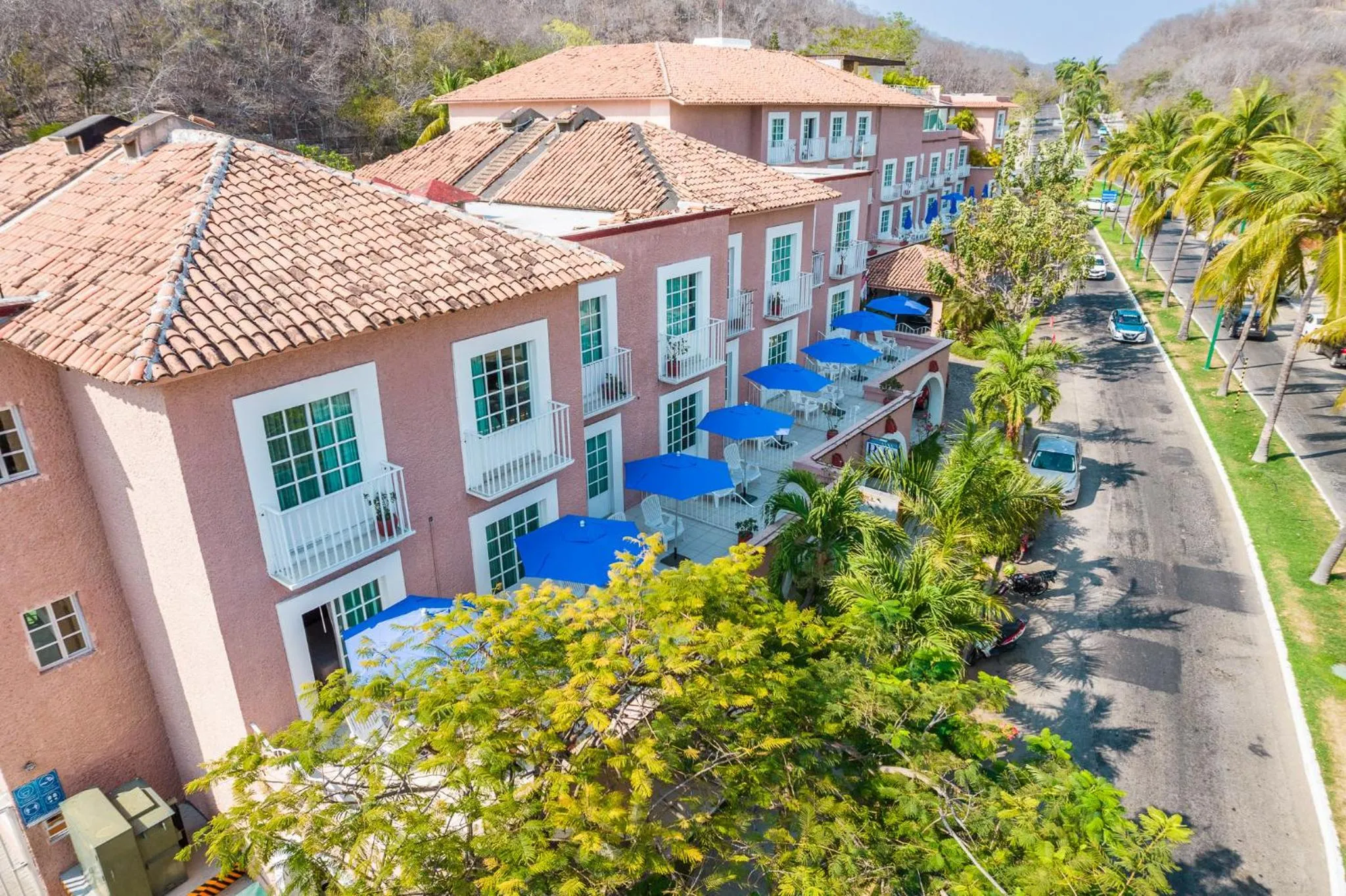 Bird's eye view in Hotel Castillo Huatulco & Beach Club