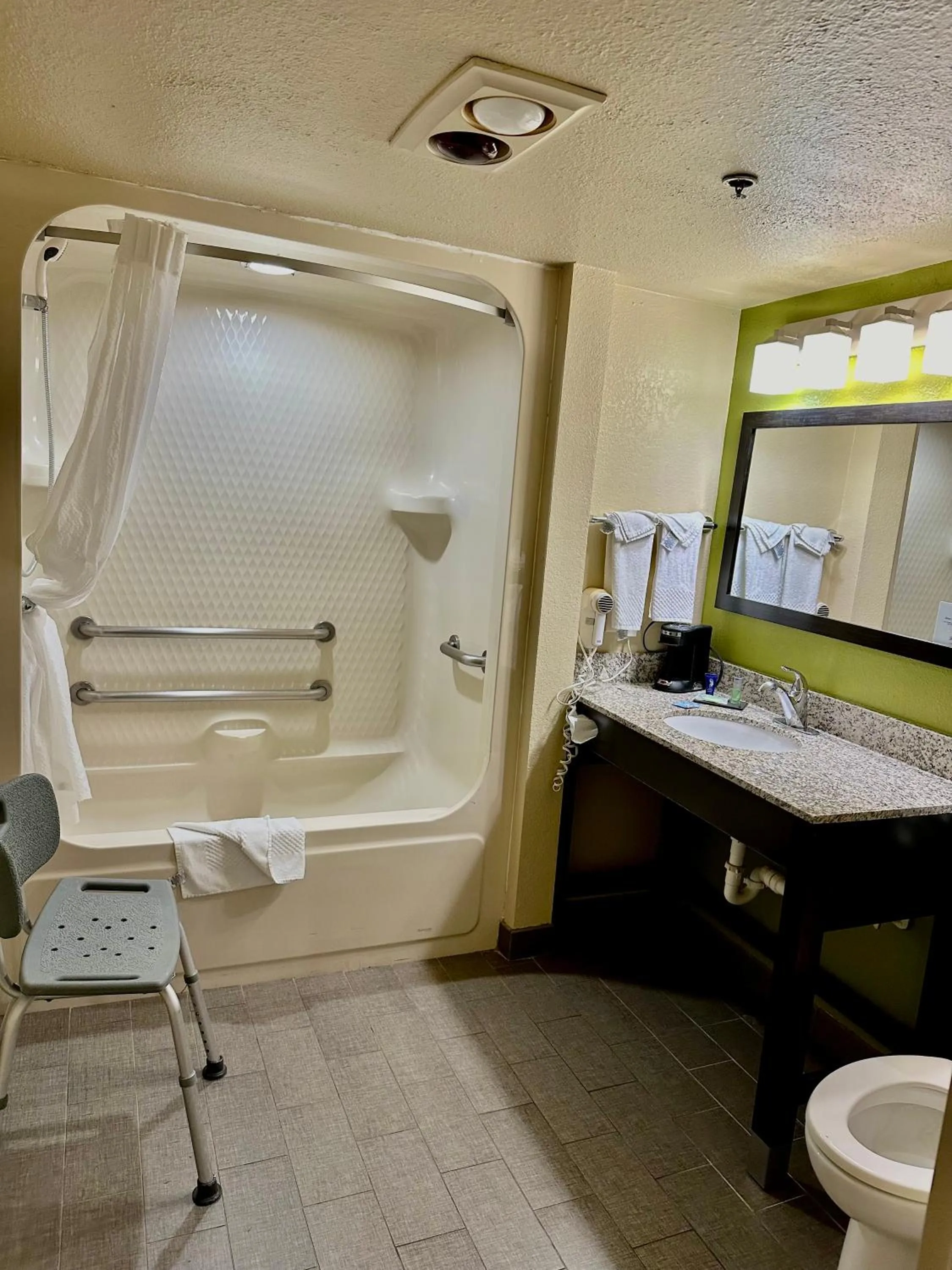 Shower in Sleep Inn & Suites Tulsa Central I-44