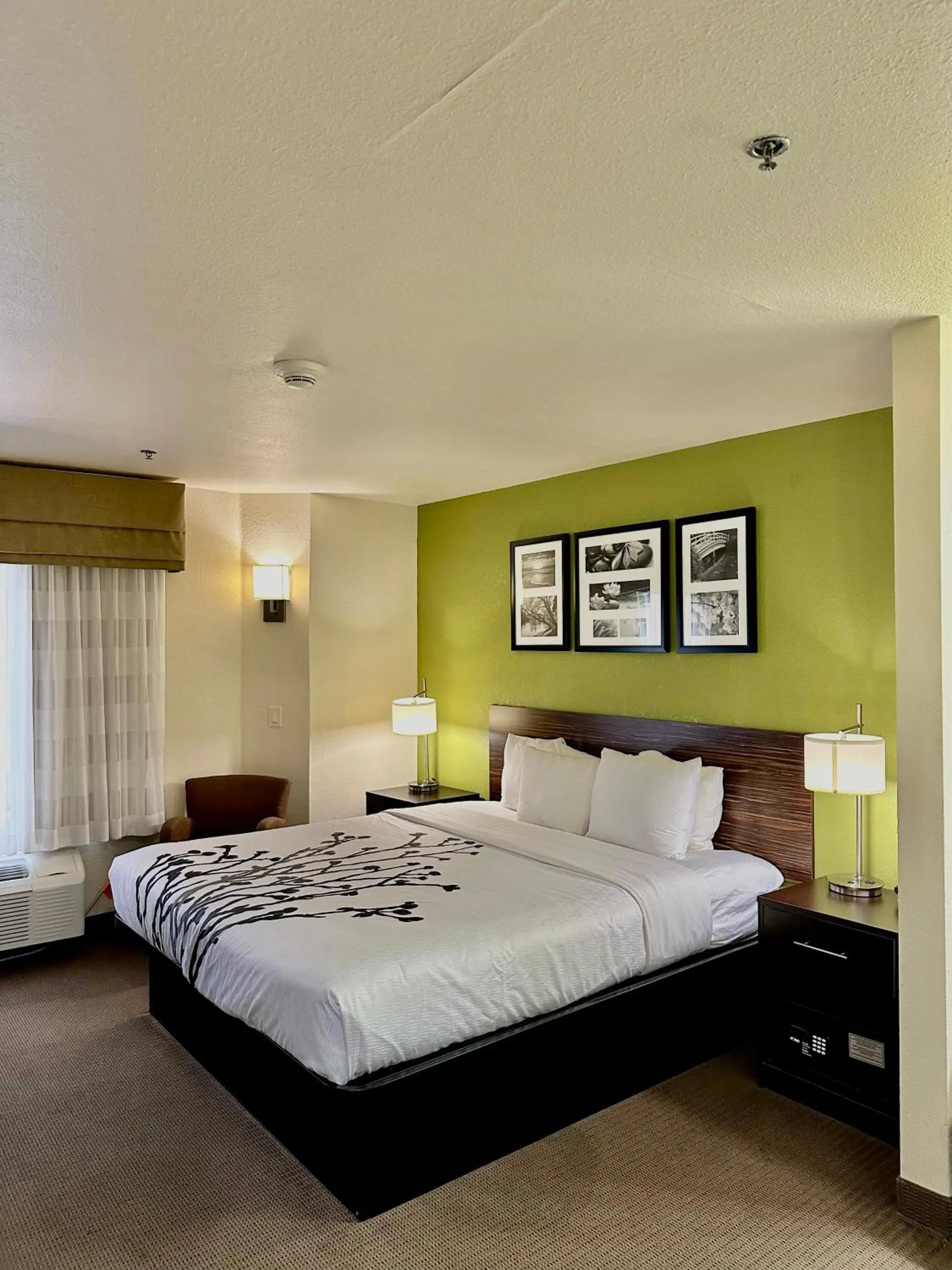 Bed in Sleep Inn & Suites Tulsa Central I-44