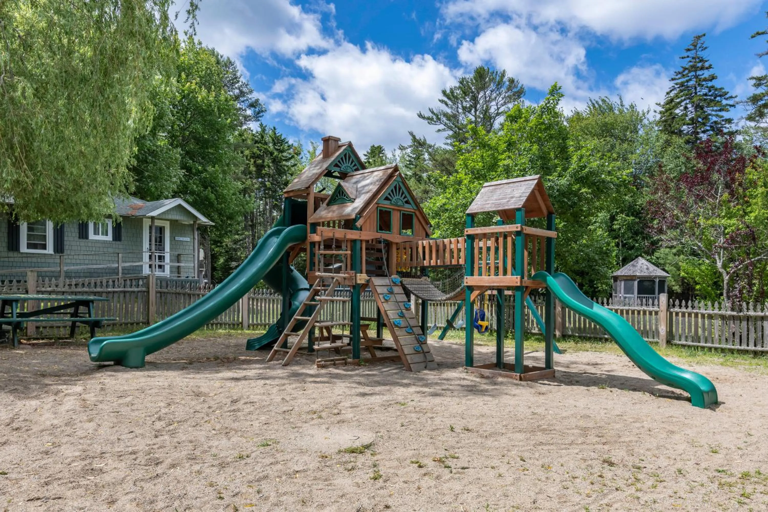 Children play ground in Sebasco Harbor Resort & Golf Club