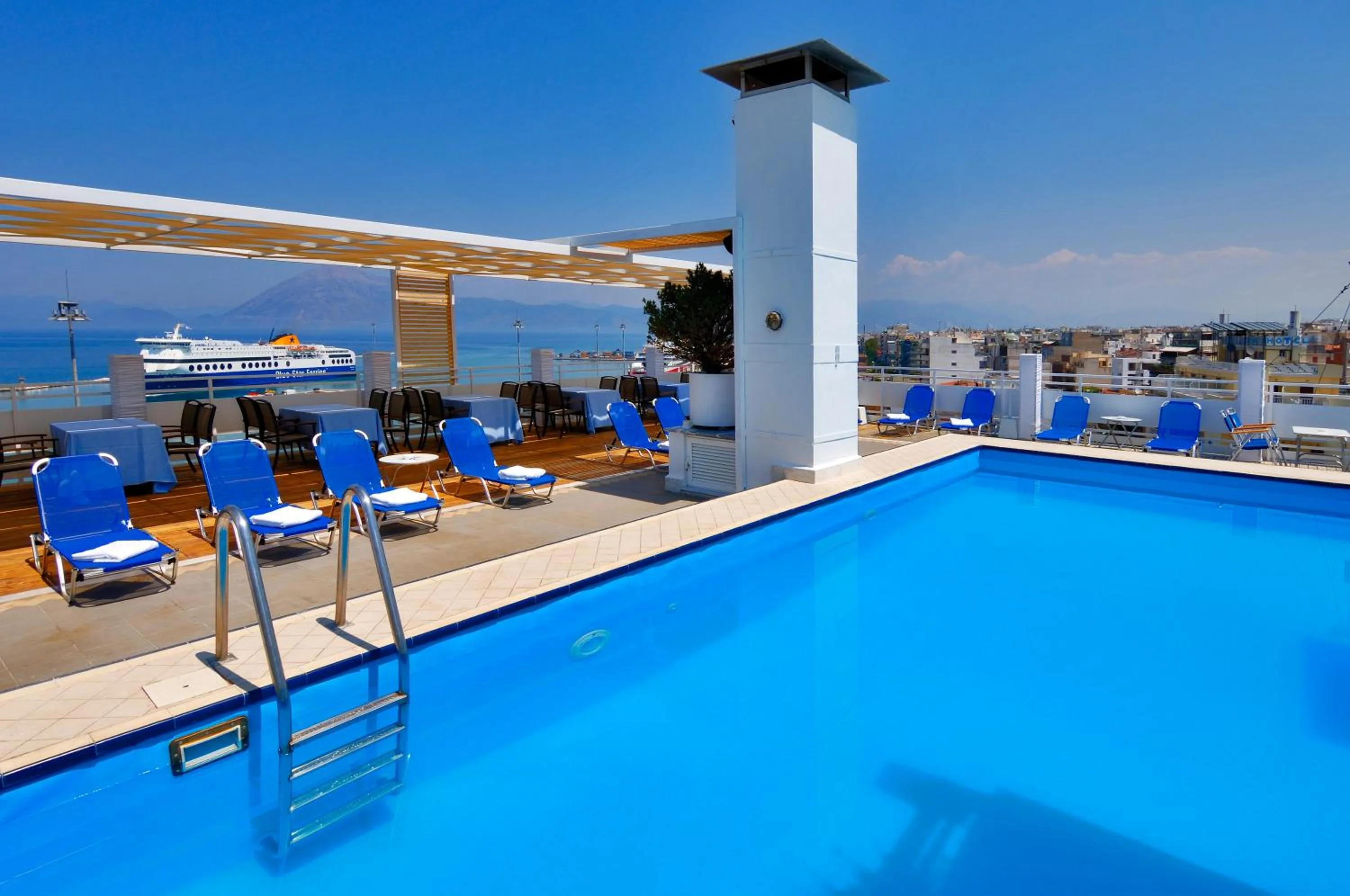 Balcony/Terrace, Swimming Pool in Astir