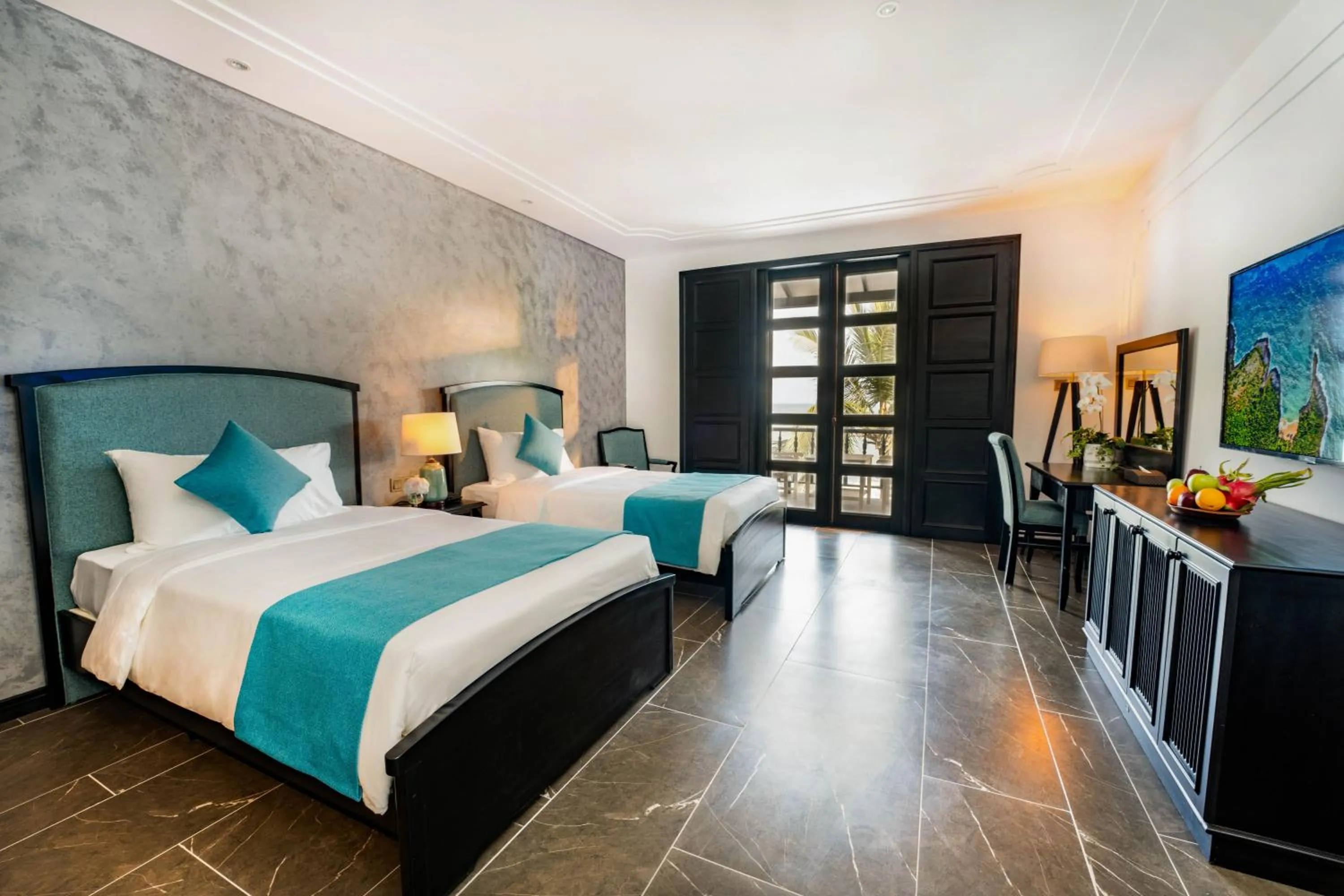 Bed in Dankbaar Resort Quy Nhon