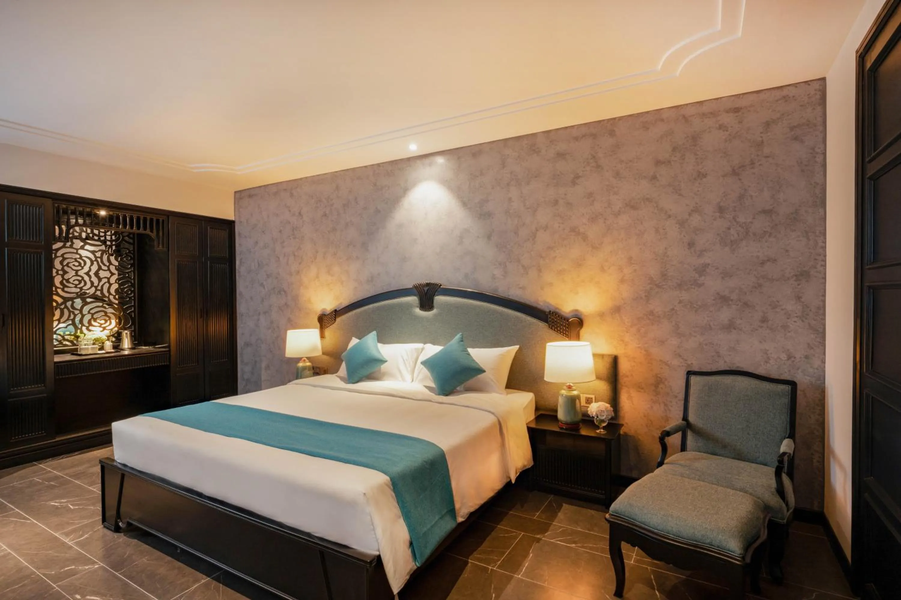 Bed in Dankbaar Resort Quy Nhon