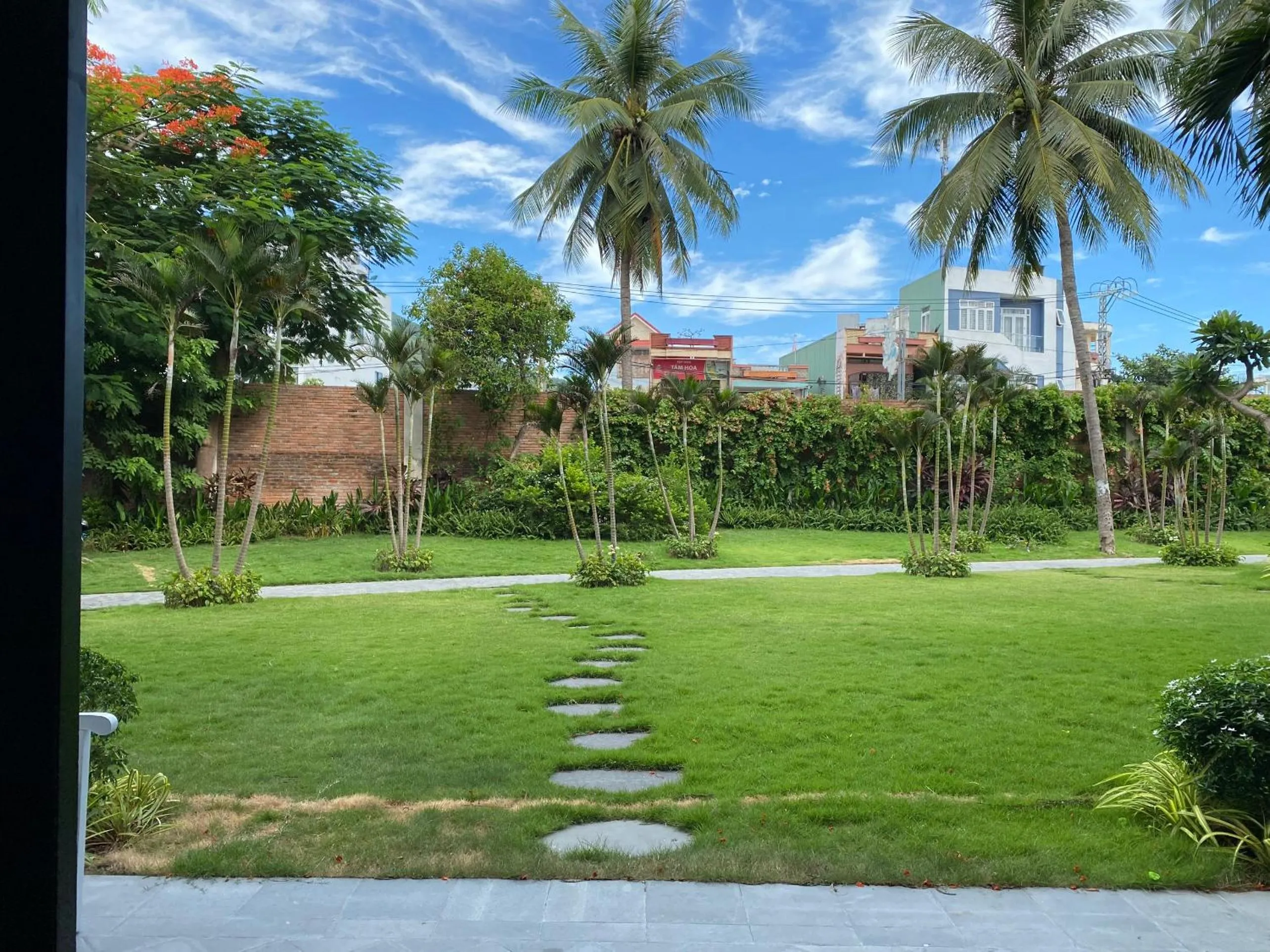 Garden view in Dankbaar Resort Quy Nhon
