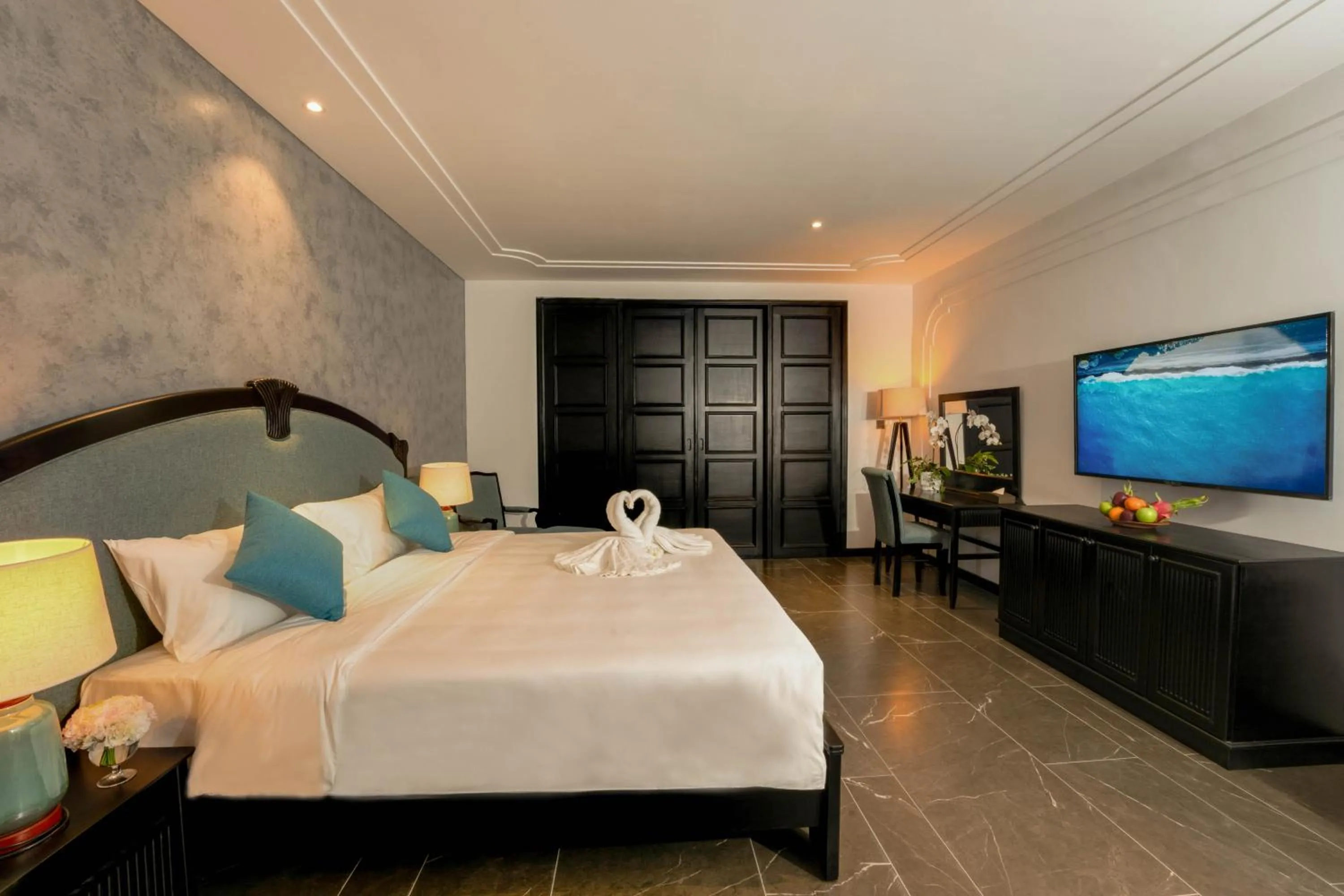 Bed in Dankbaar Resort Quy Nhon