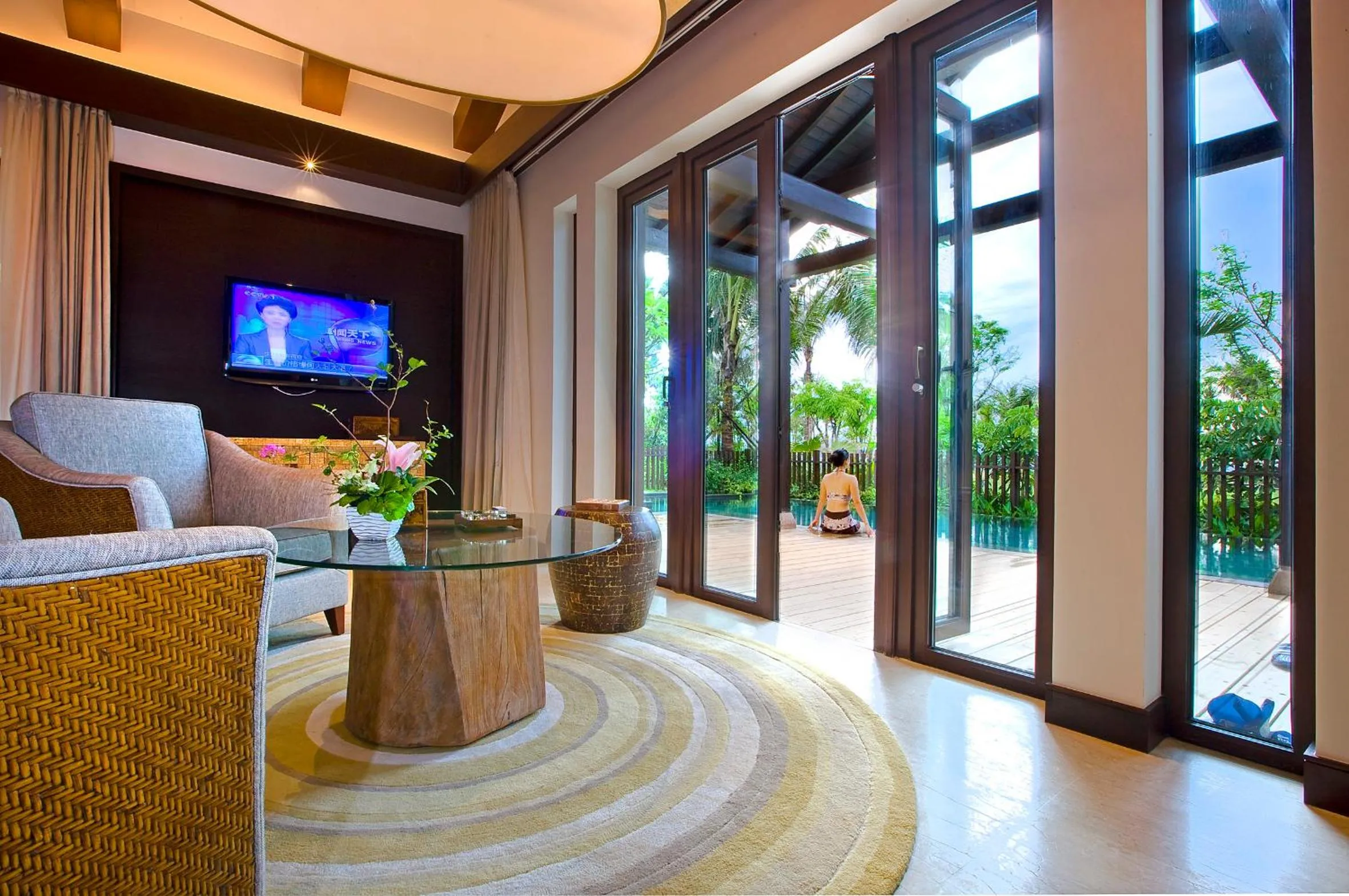 Living room in Narada Resort & Spa Perfume Bay Sanya