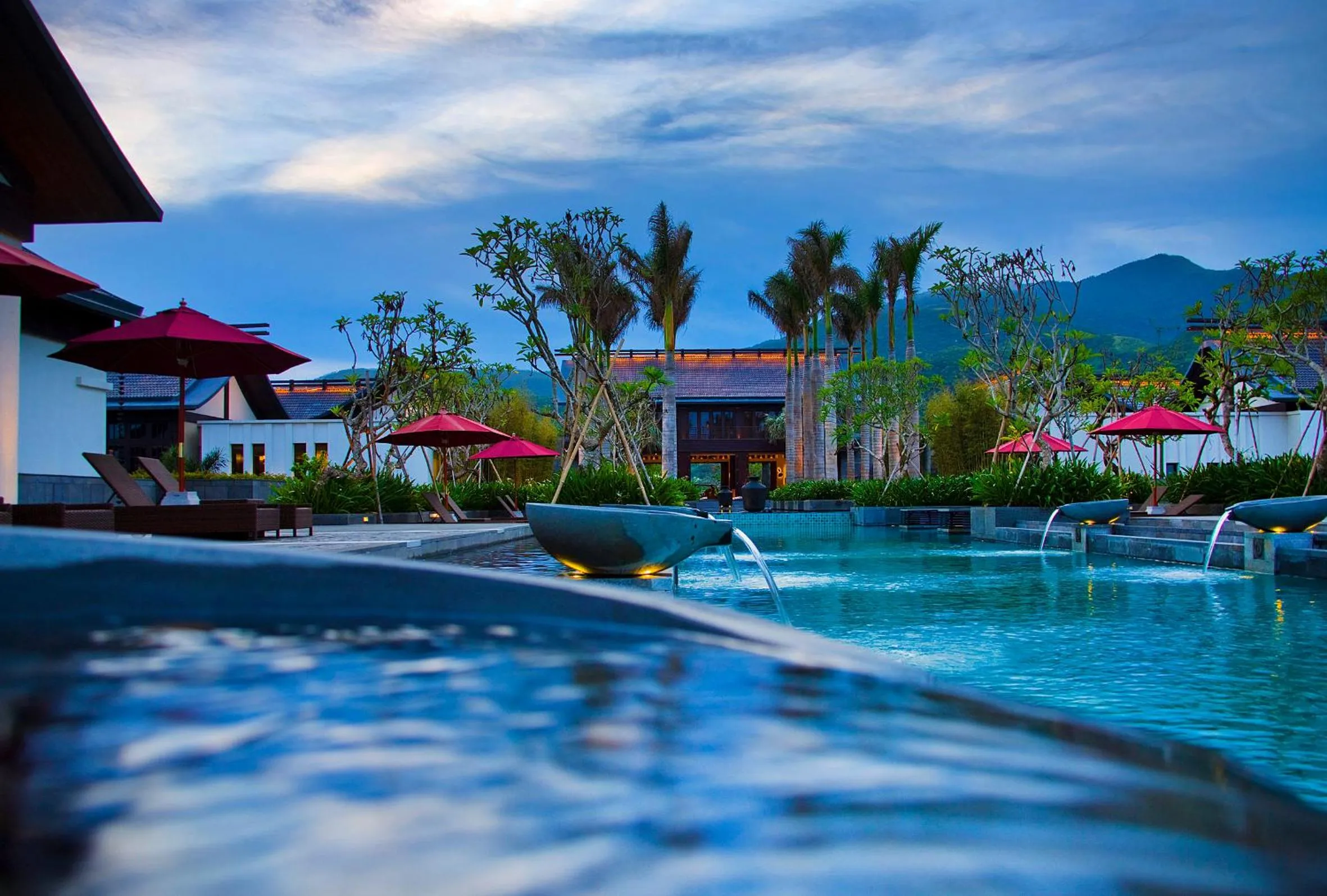 Pool view in Narada Resort & Spa Perfume Bay Sanya
