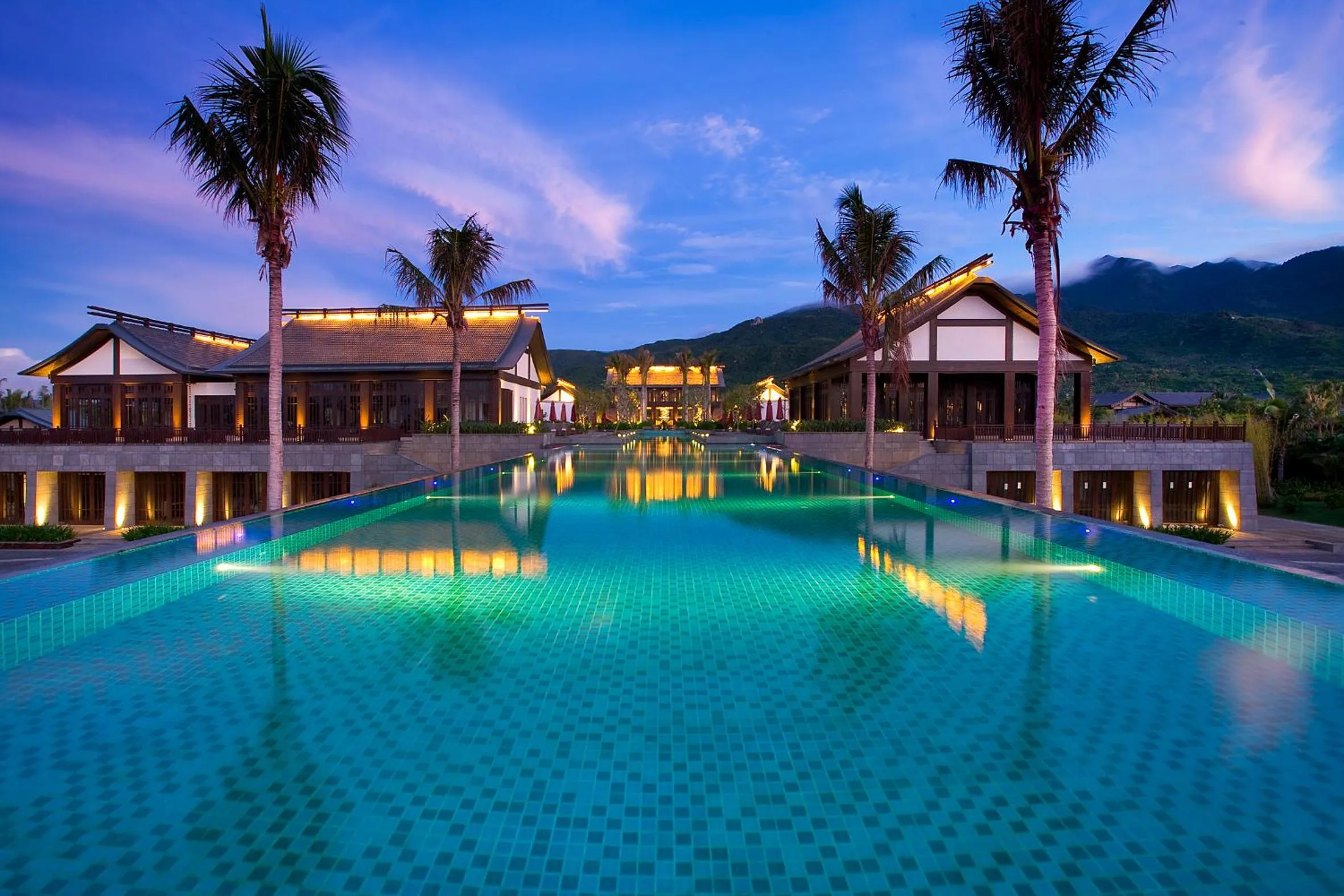 Pool view in Narada Resort & Spa Perfume Bay Sanya