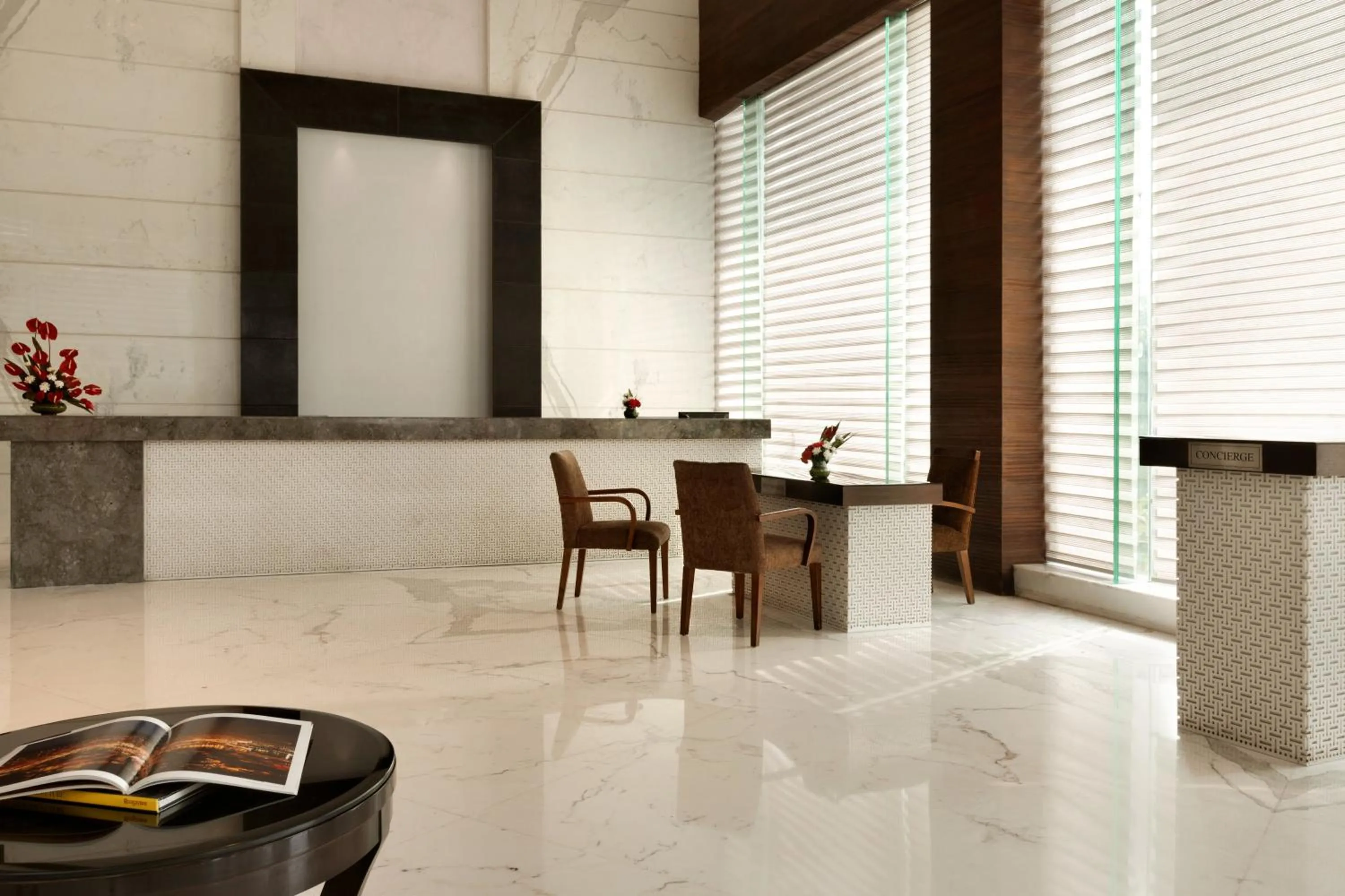 Lobby or reception in Ramada Gurgaon Central