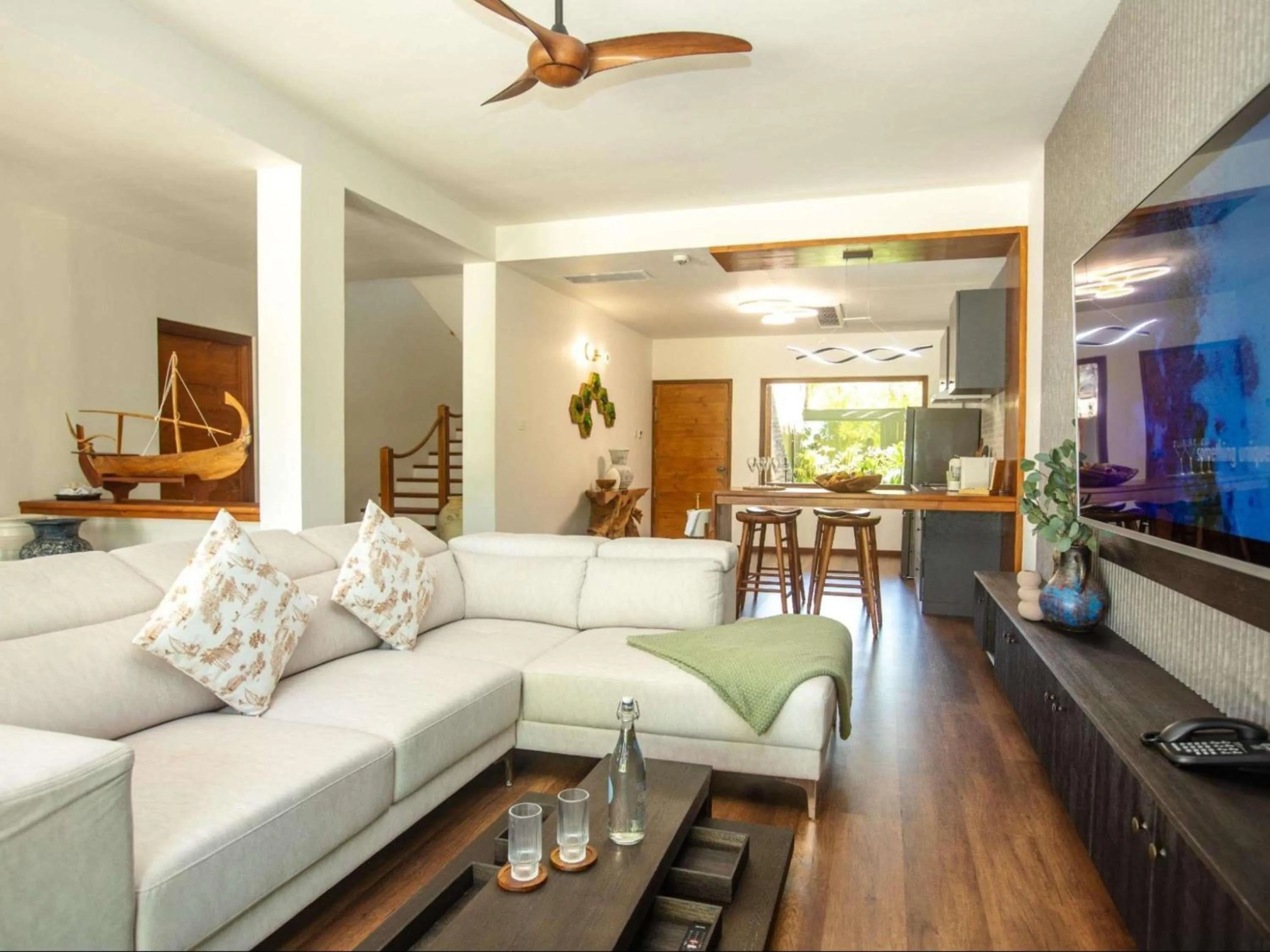 Bedroom in V Villas Maldives at Mirihi - MGallery Collection