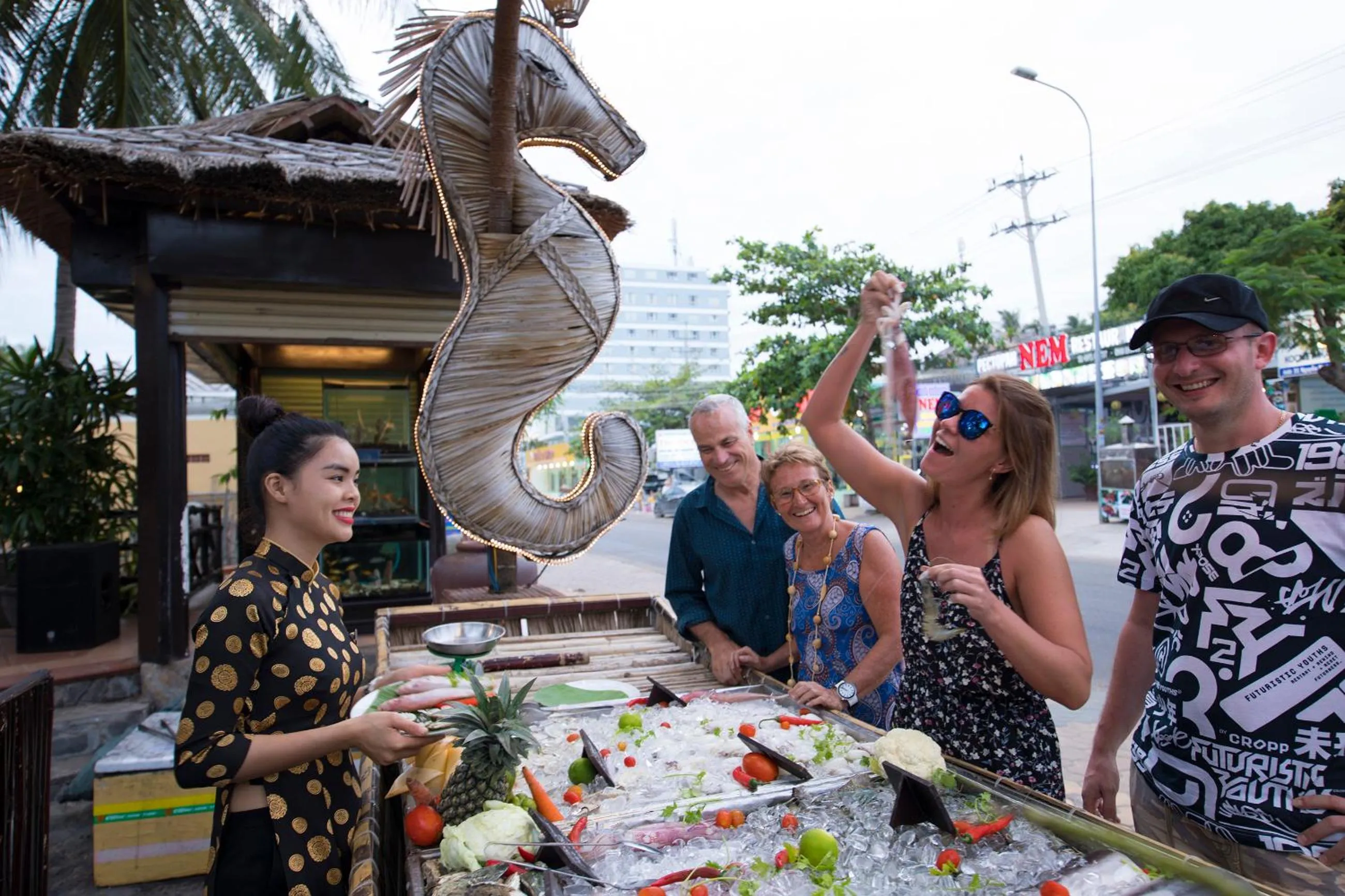 People in Seahorse Resort & Spa