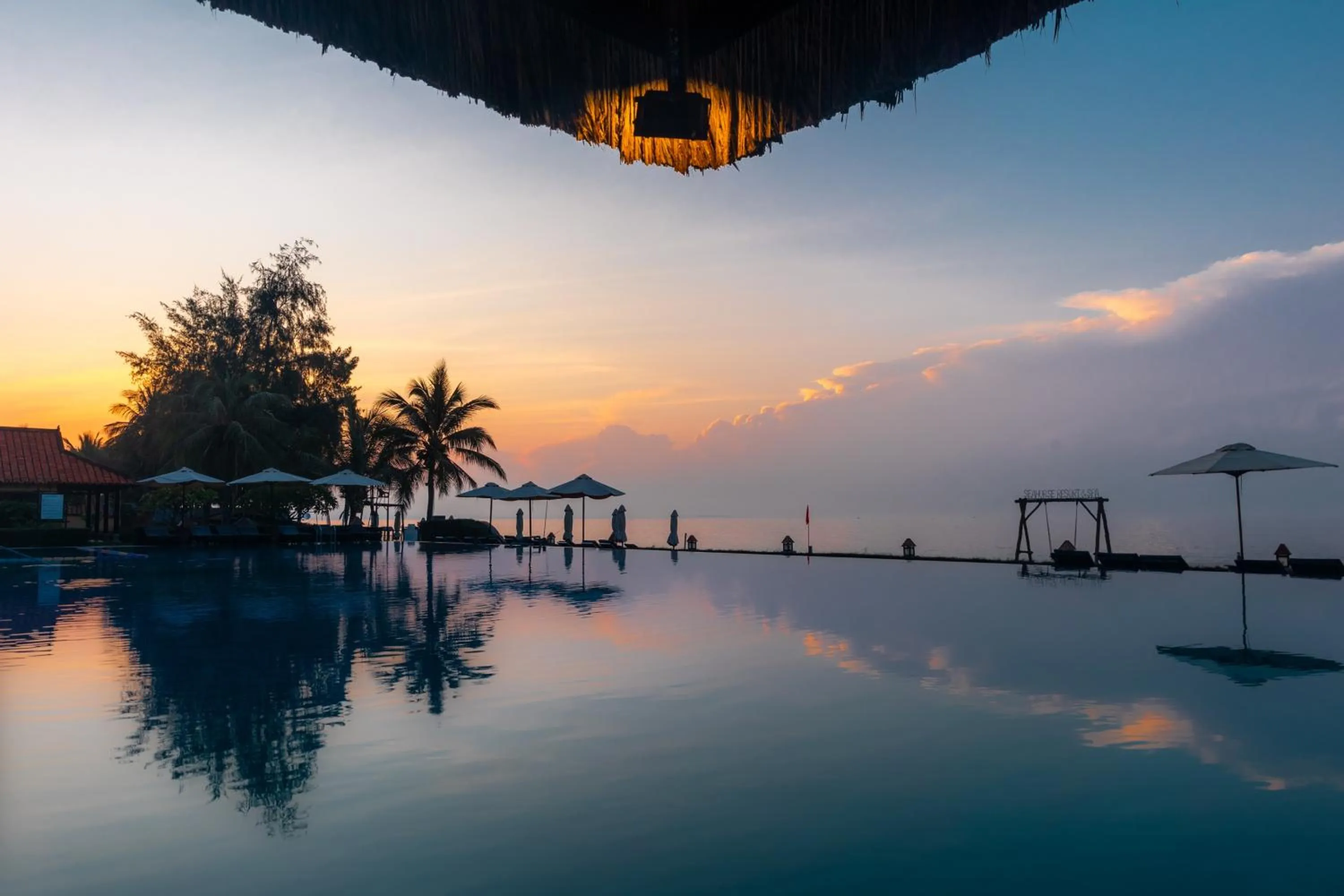Pool view in Seahorse Resort & Spa