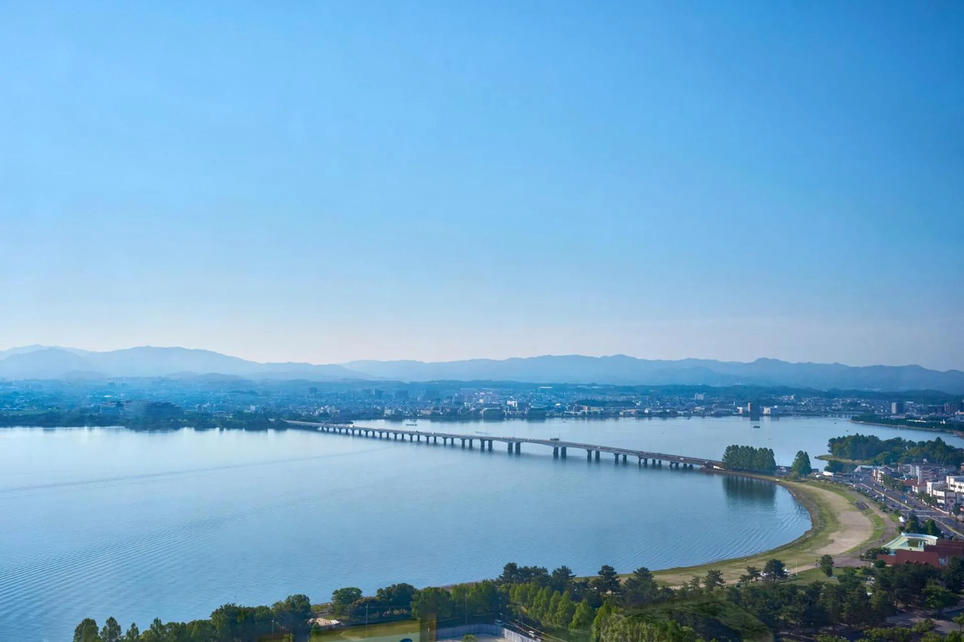 Lake view in Lake Biwa Otsu Prince Hotel