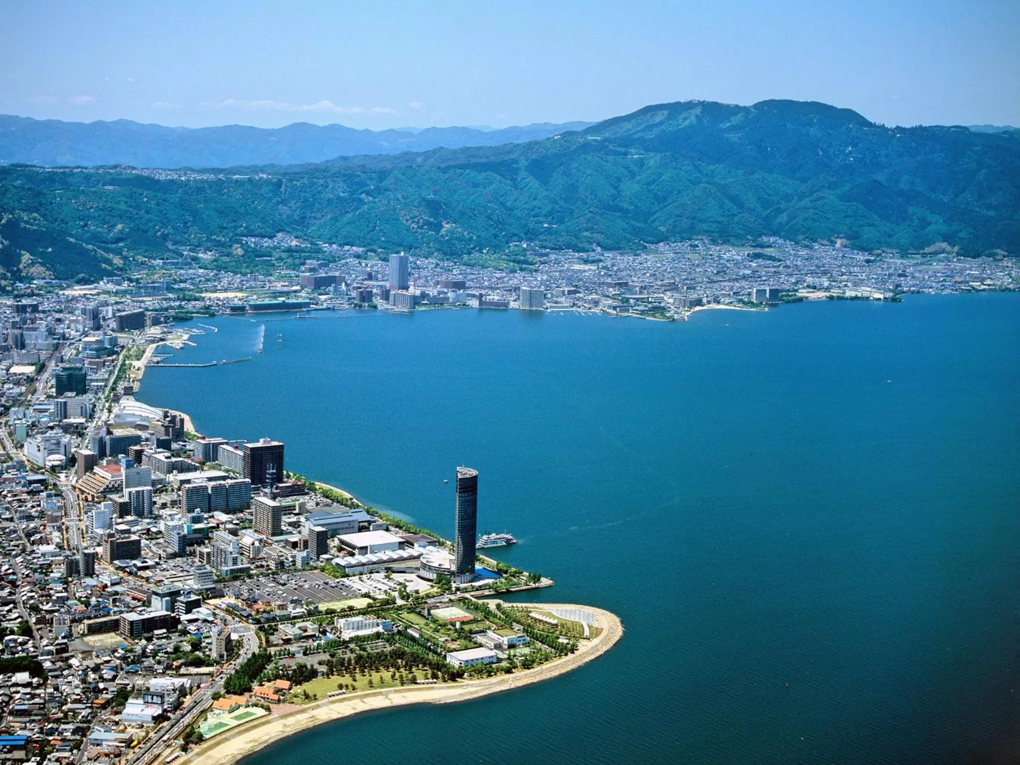 Property building in Lake Biwa Otsu Prince Hotel