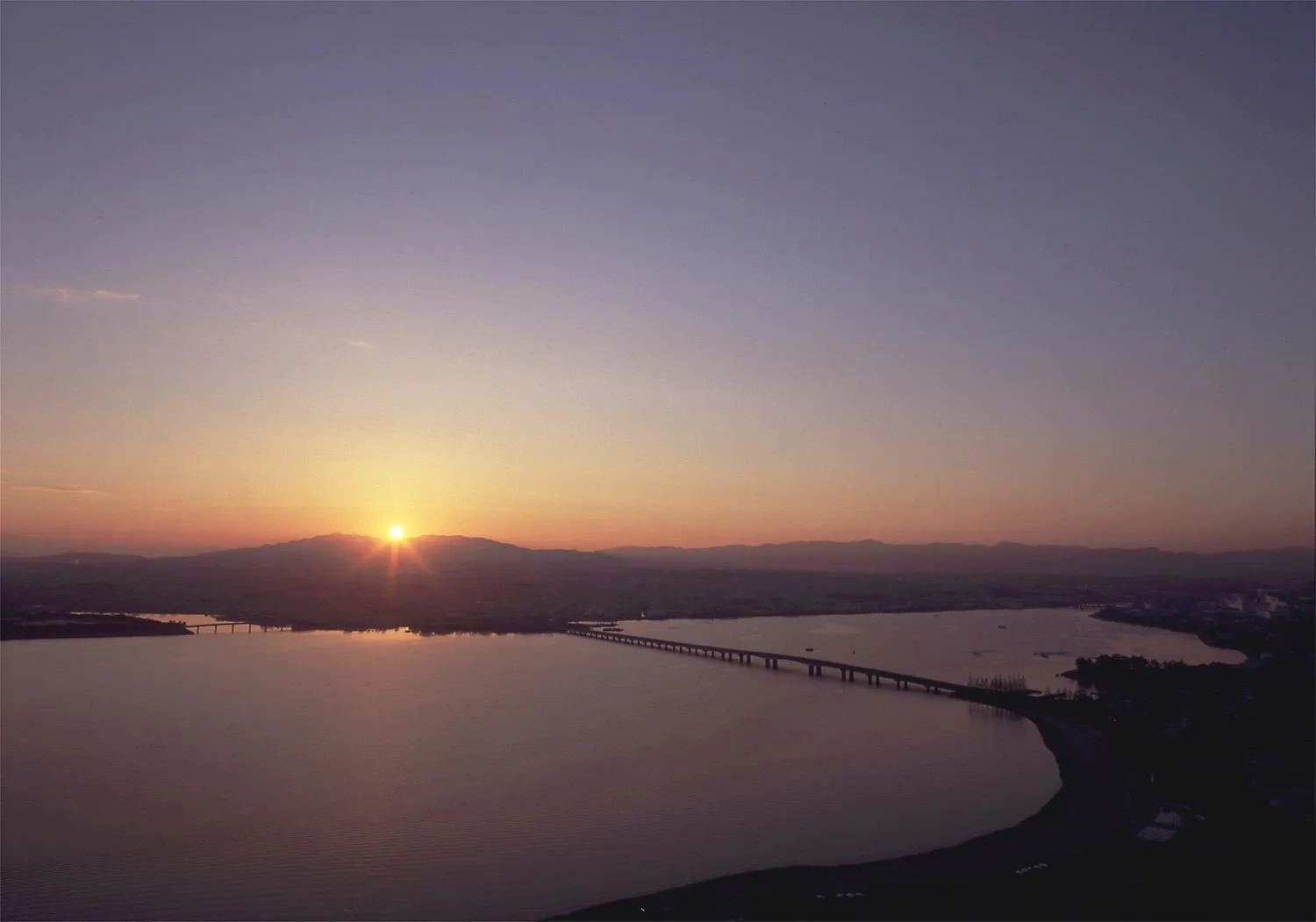 Natural landscape in Lake Biwa Otsu Prince Hotel