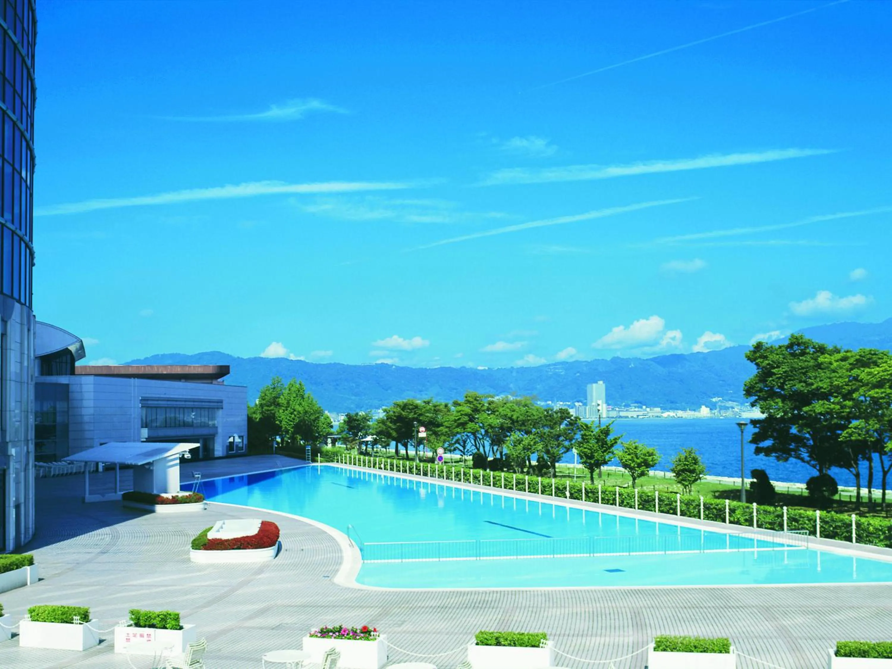 Swimming pool in Lake Biwa Otsu Prince Hotel