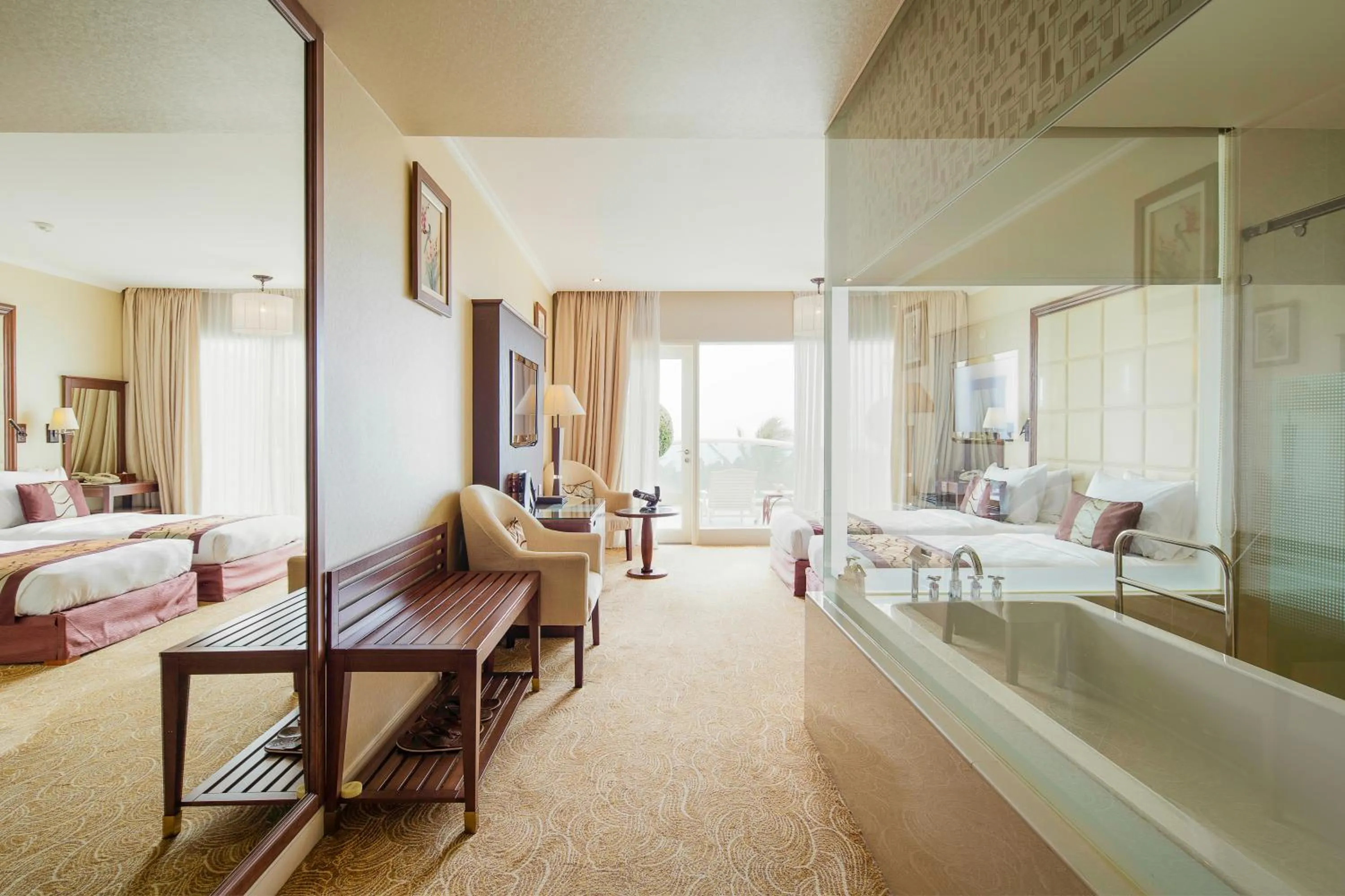 Photo of the whole room, Bed in Sea Links Beach Hotel