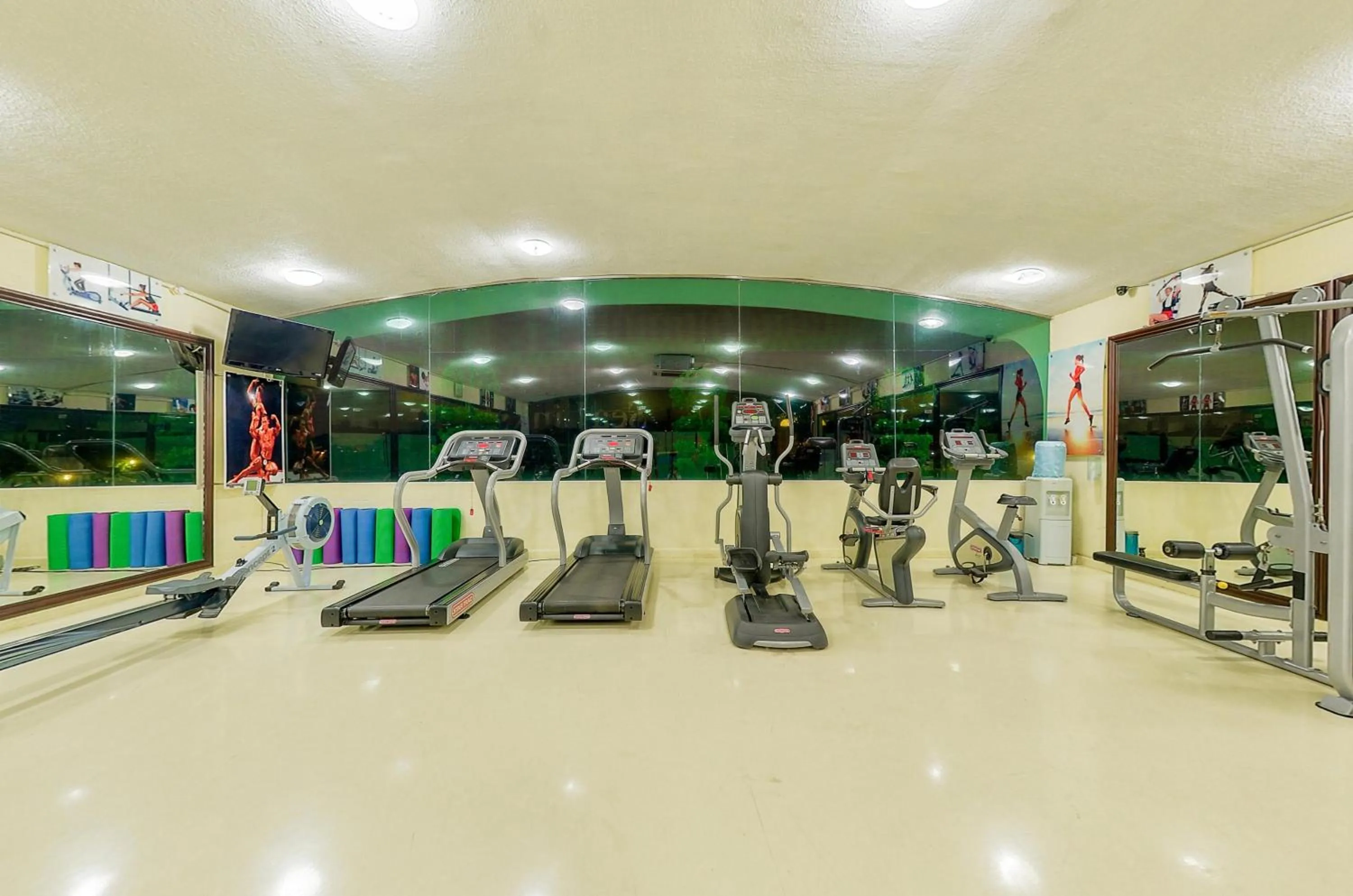 Fitness centre/facilities in Sea Links Beach Hotel
