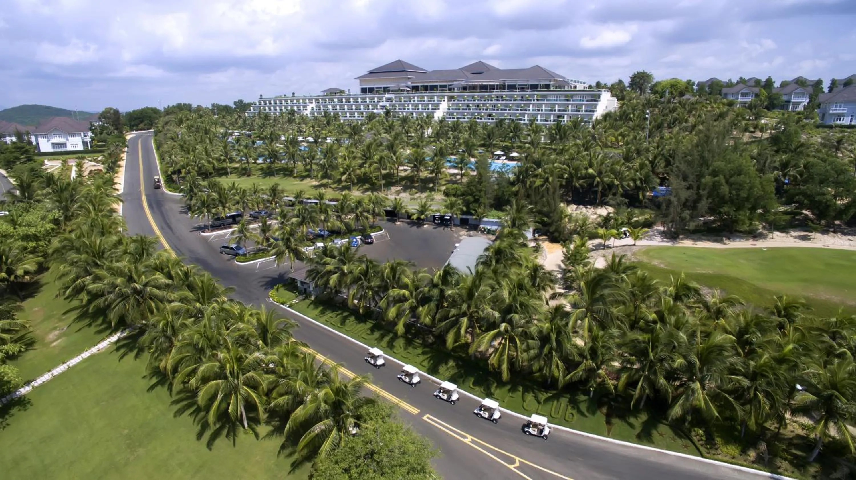 Bird's eye view in Sea Links Beach Hotel