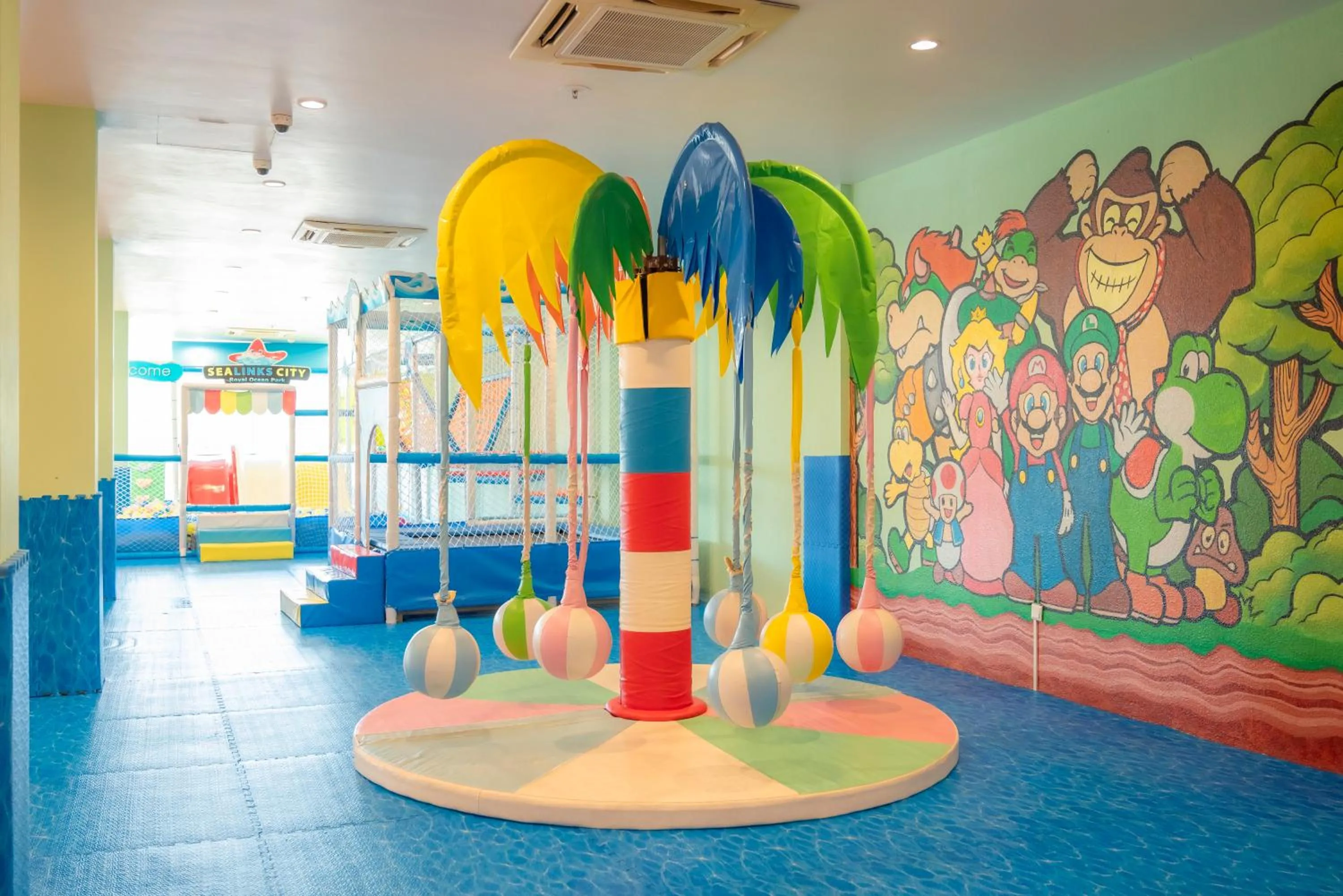 Children play ground in Sea Links Beach Hotel