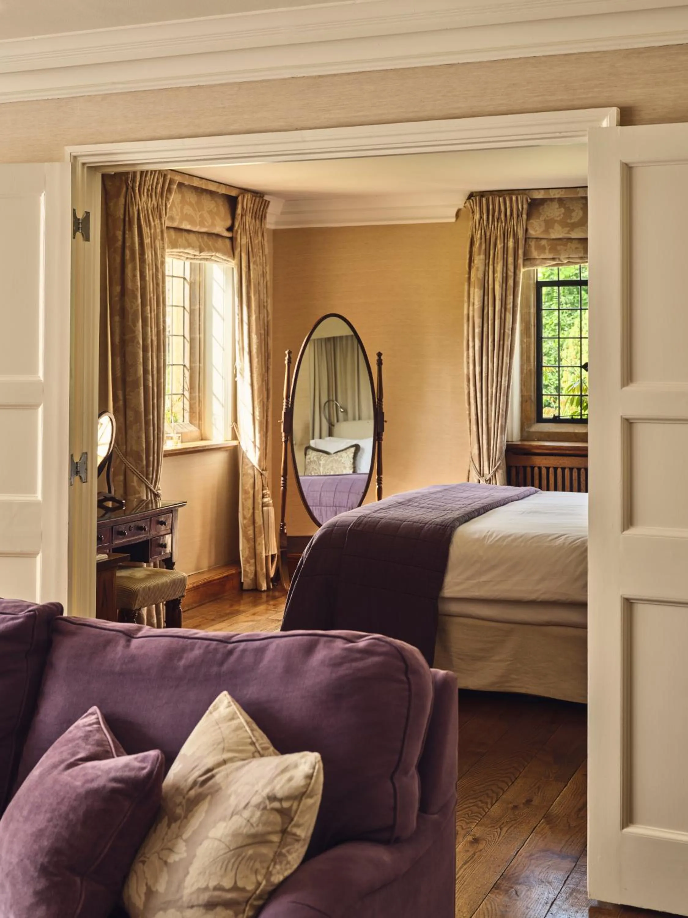 Bed in Le Manoir aux Quat'Saisons, A Belmond Hotel, Oxfordshire
