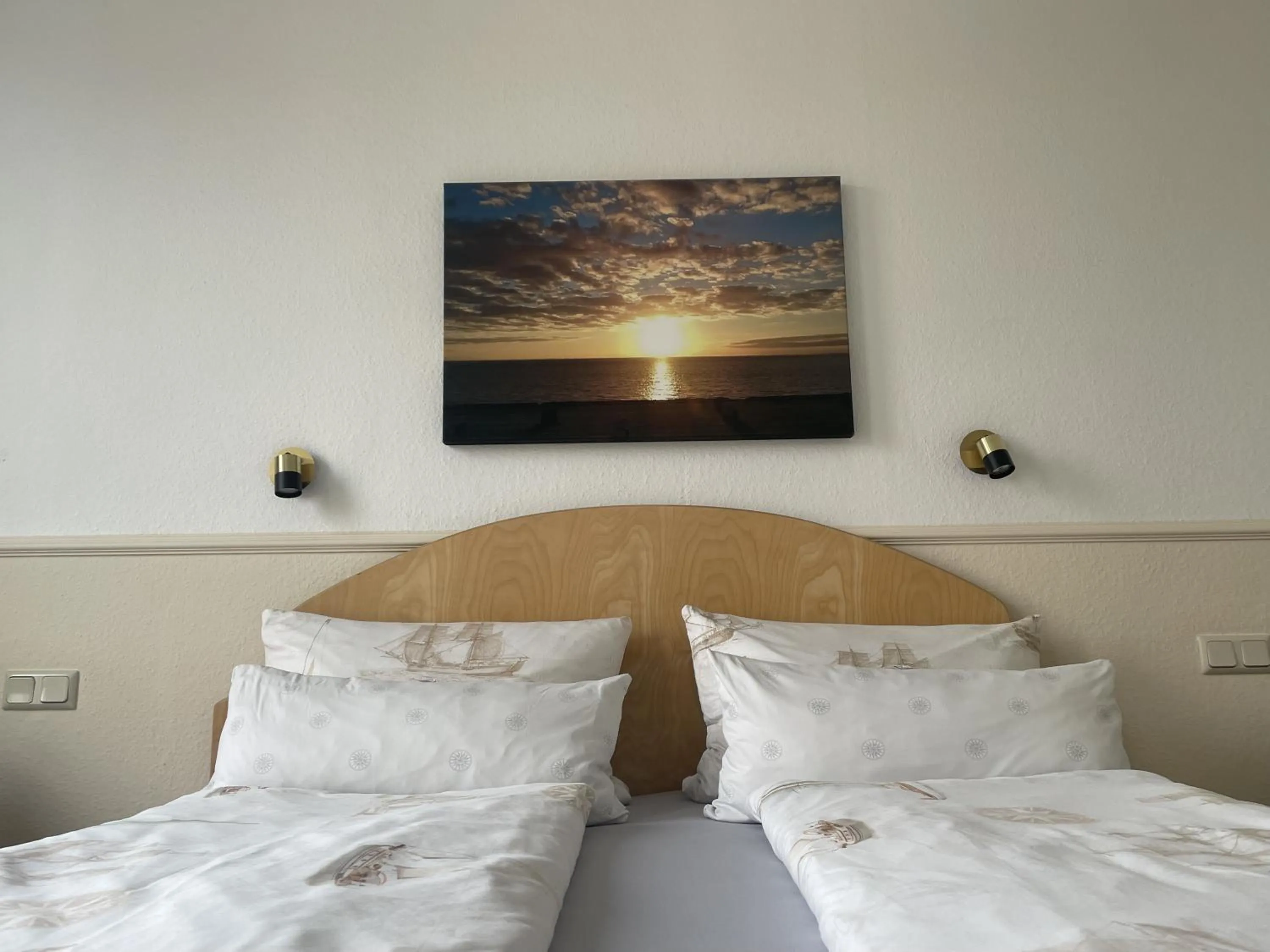 Bed in Hotel Deichvoigt