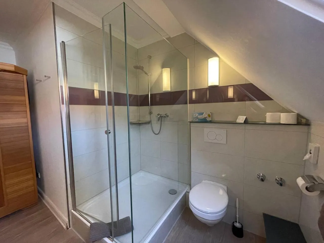 Shower in Hotel Deichvoigt