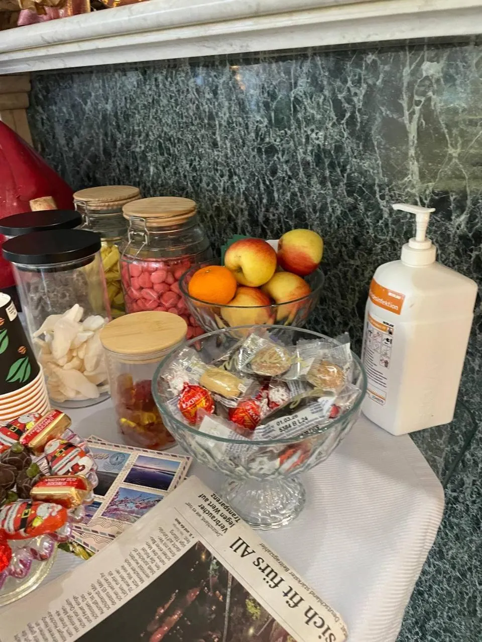 Decorative detail in Hotel Deichvoigt