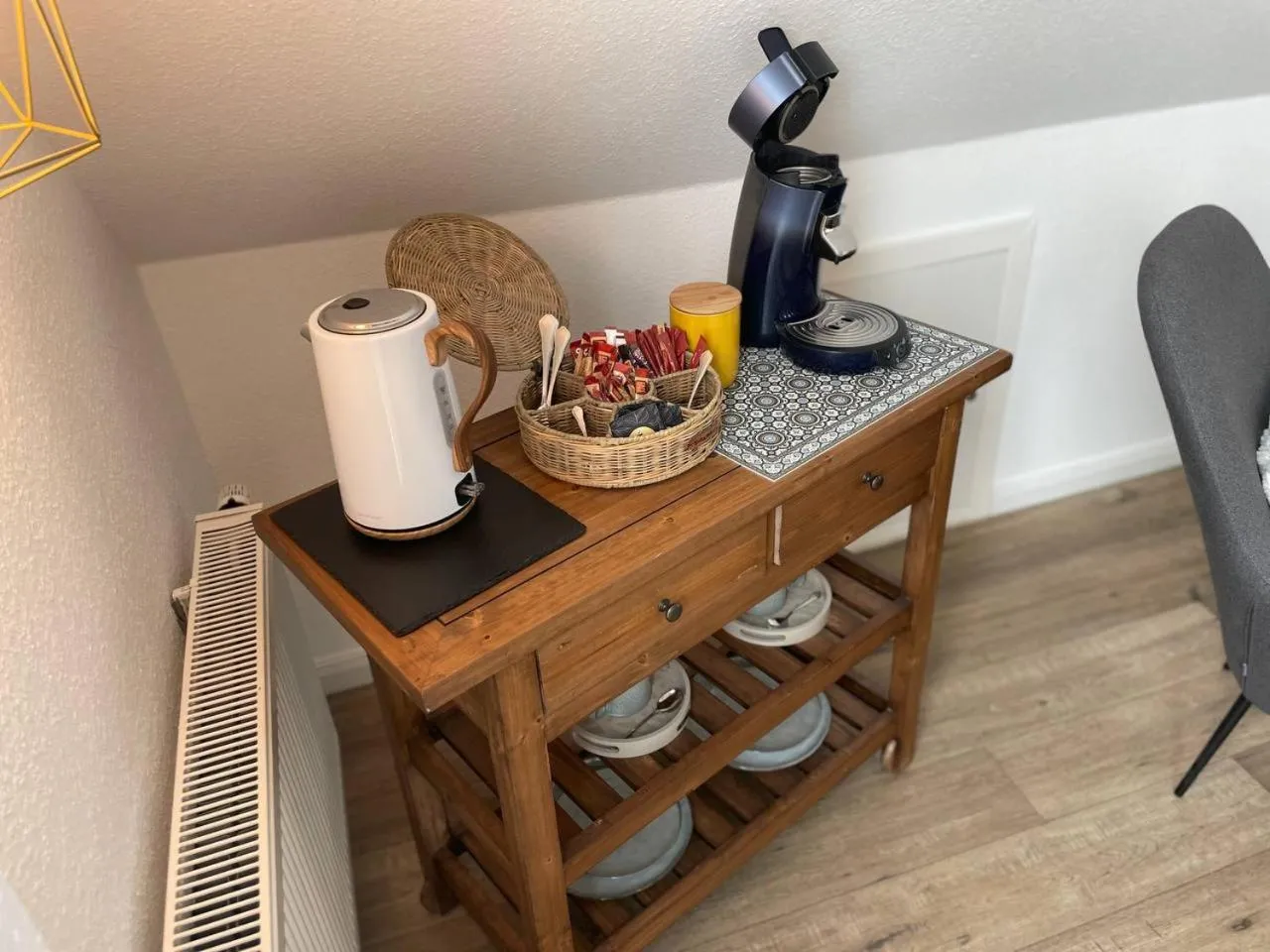 Coffee/tea facilities in Hotel Deichvoigt