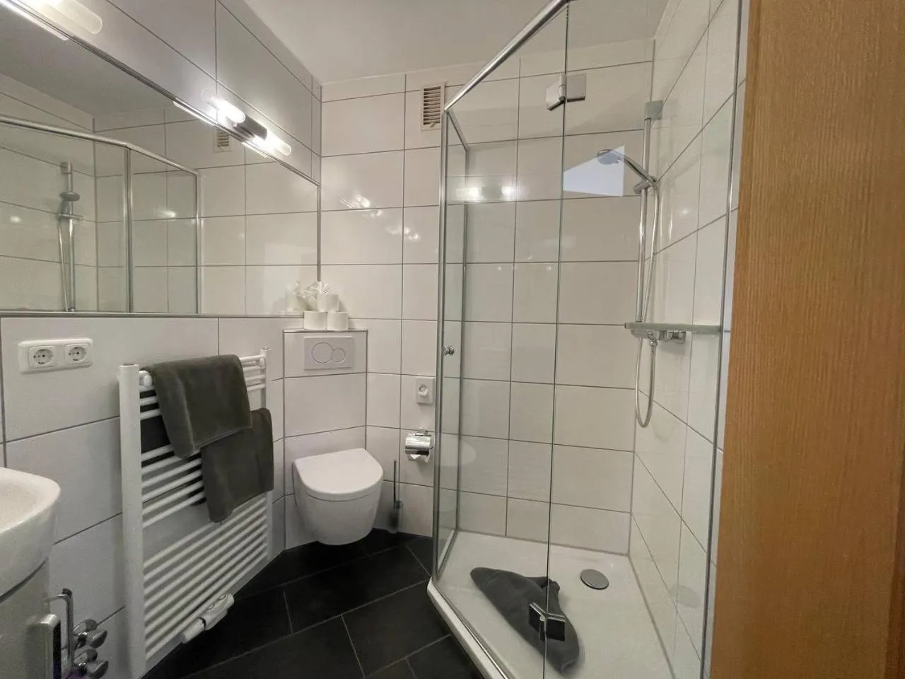 Shower in Hotel Deichvoigt