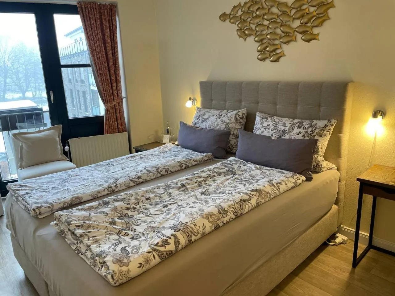 Bed in Hotel Deichvoigt